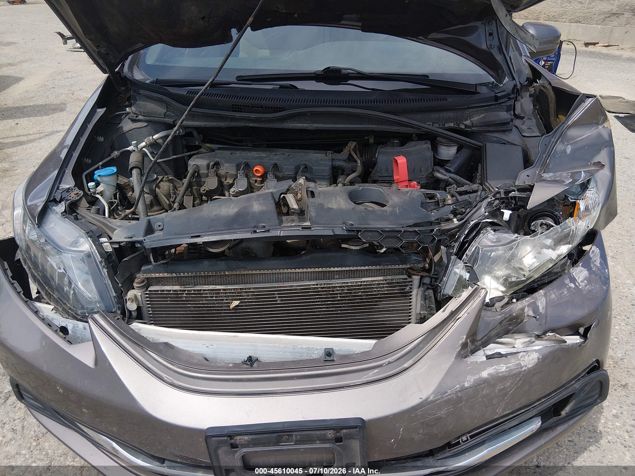2014 Honda Civic Ex Коричневый vin: 2HGFB2F87EH540852