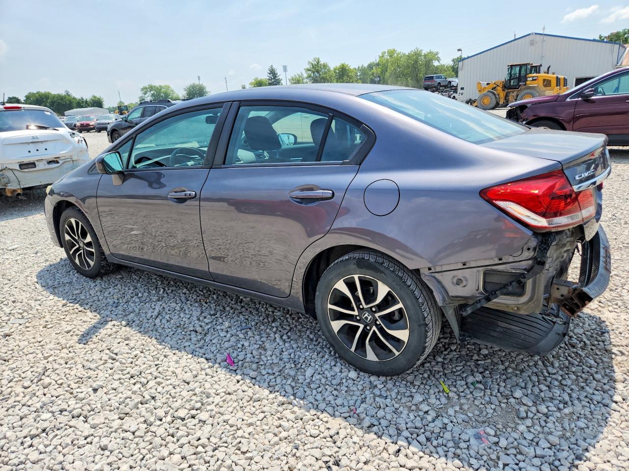 2014 Honda Civic Ex Gray vin: 2HGFB2F87EH555710