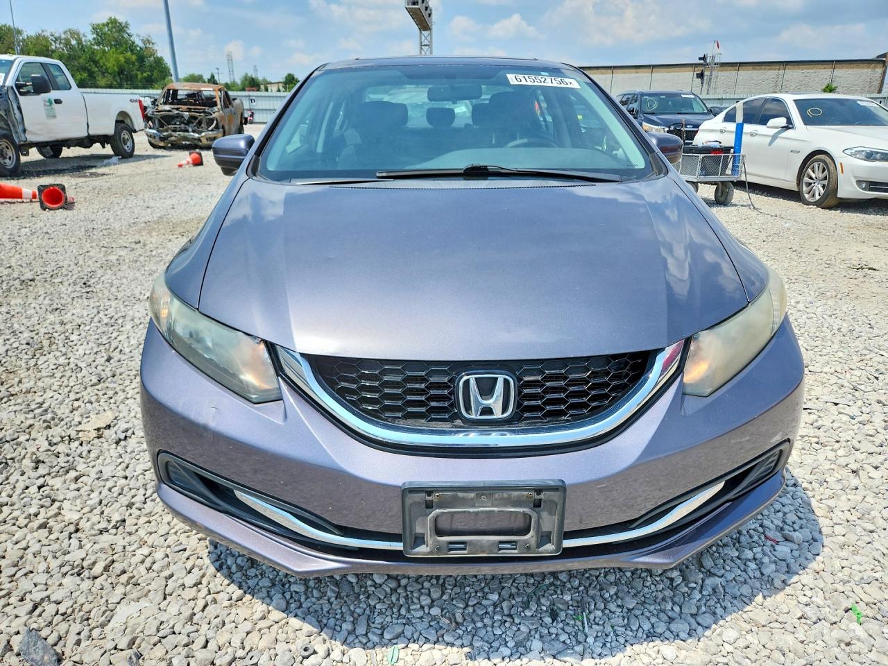2014 Honda Civic Ex Gray vin: 2HGFB2F87EH555710