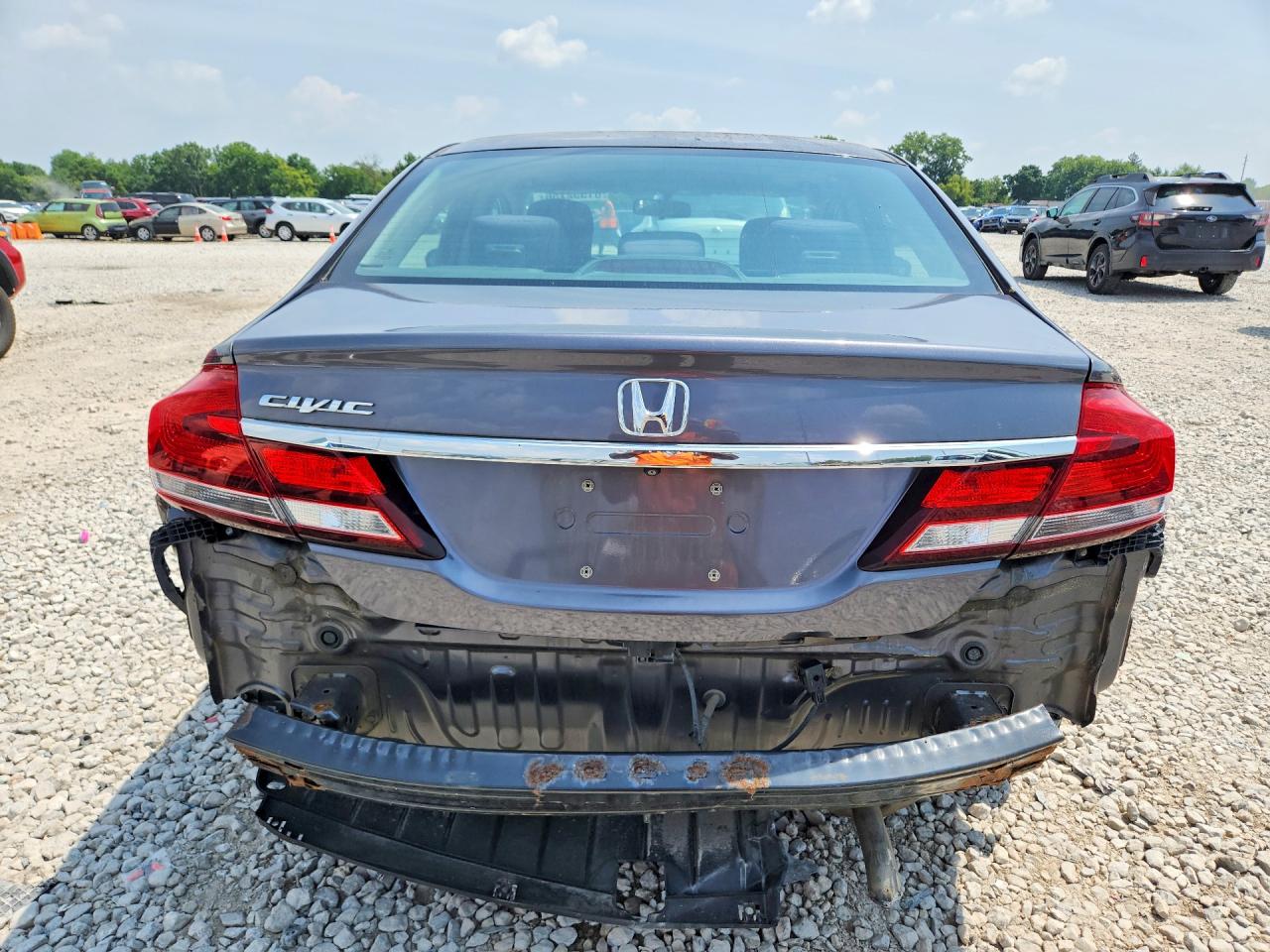 2014 Honda Civic Ex Gray vin: 2HGFB2F87EH555710