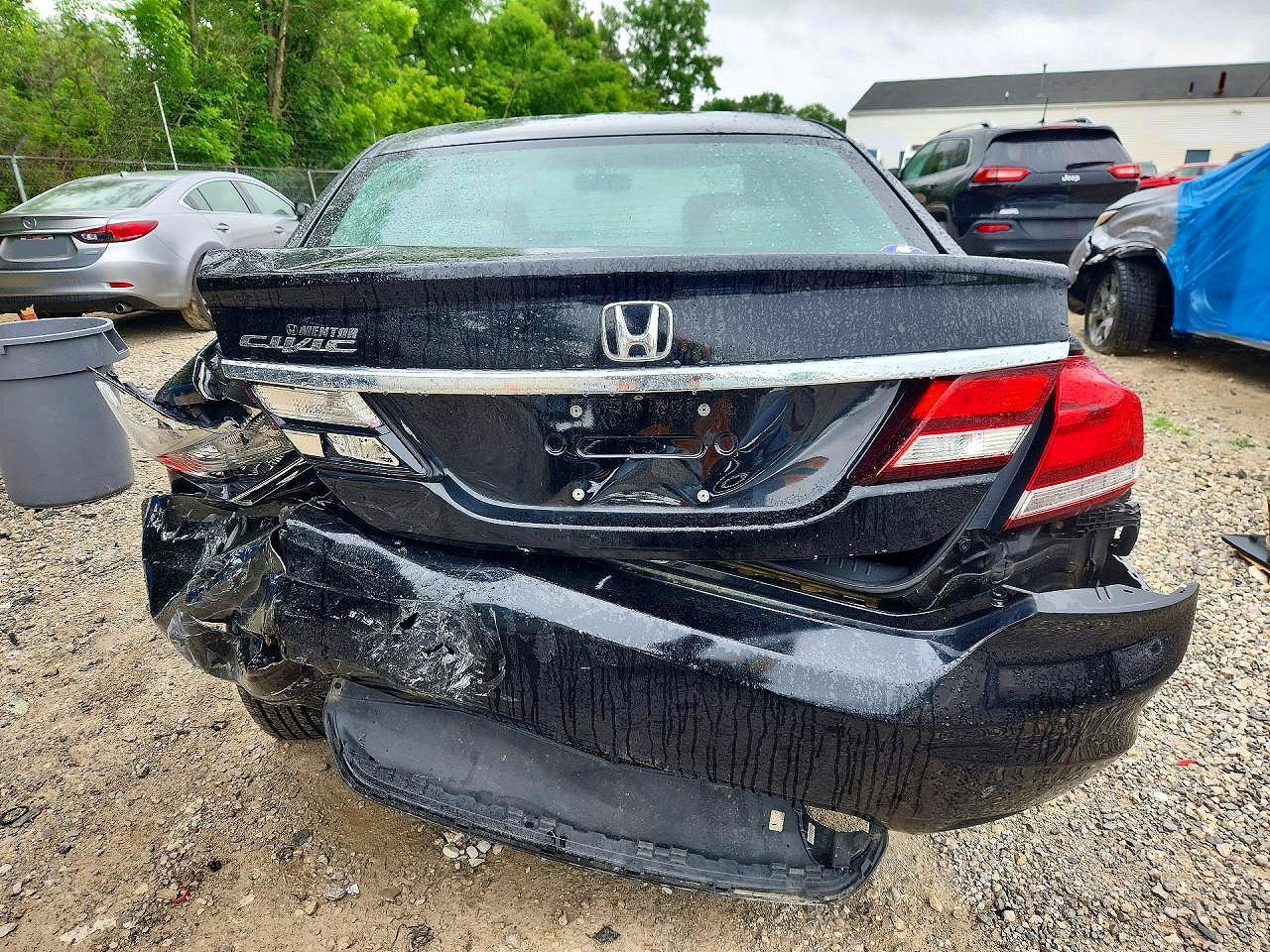2014 Honda Civic Ex Black vin: 2HGFB2F87EH558266