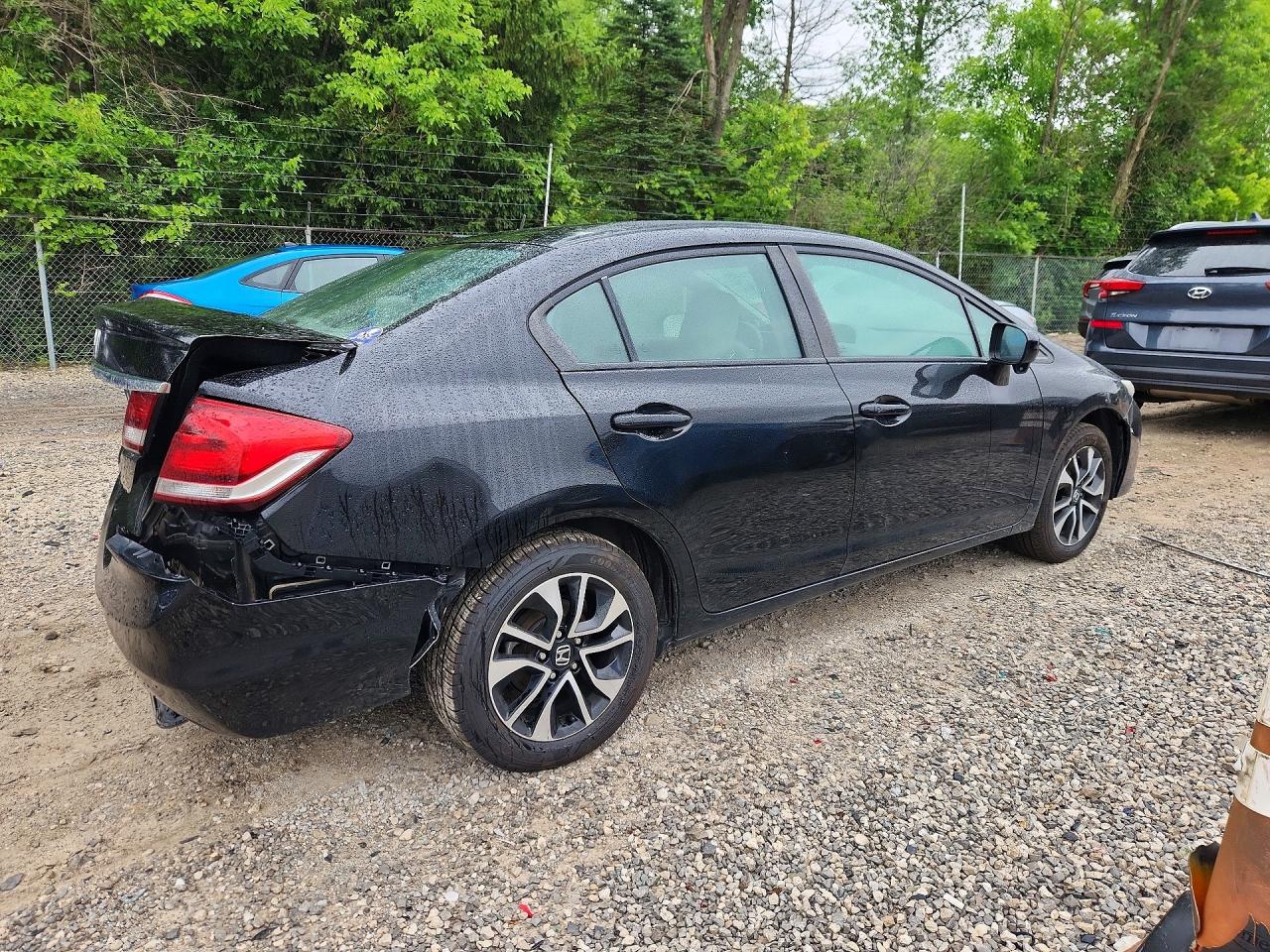 2014 Honda Civic Ex Black vin: 2HGFB2F87EH558266