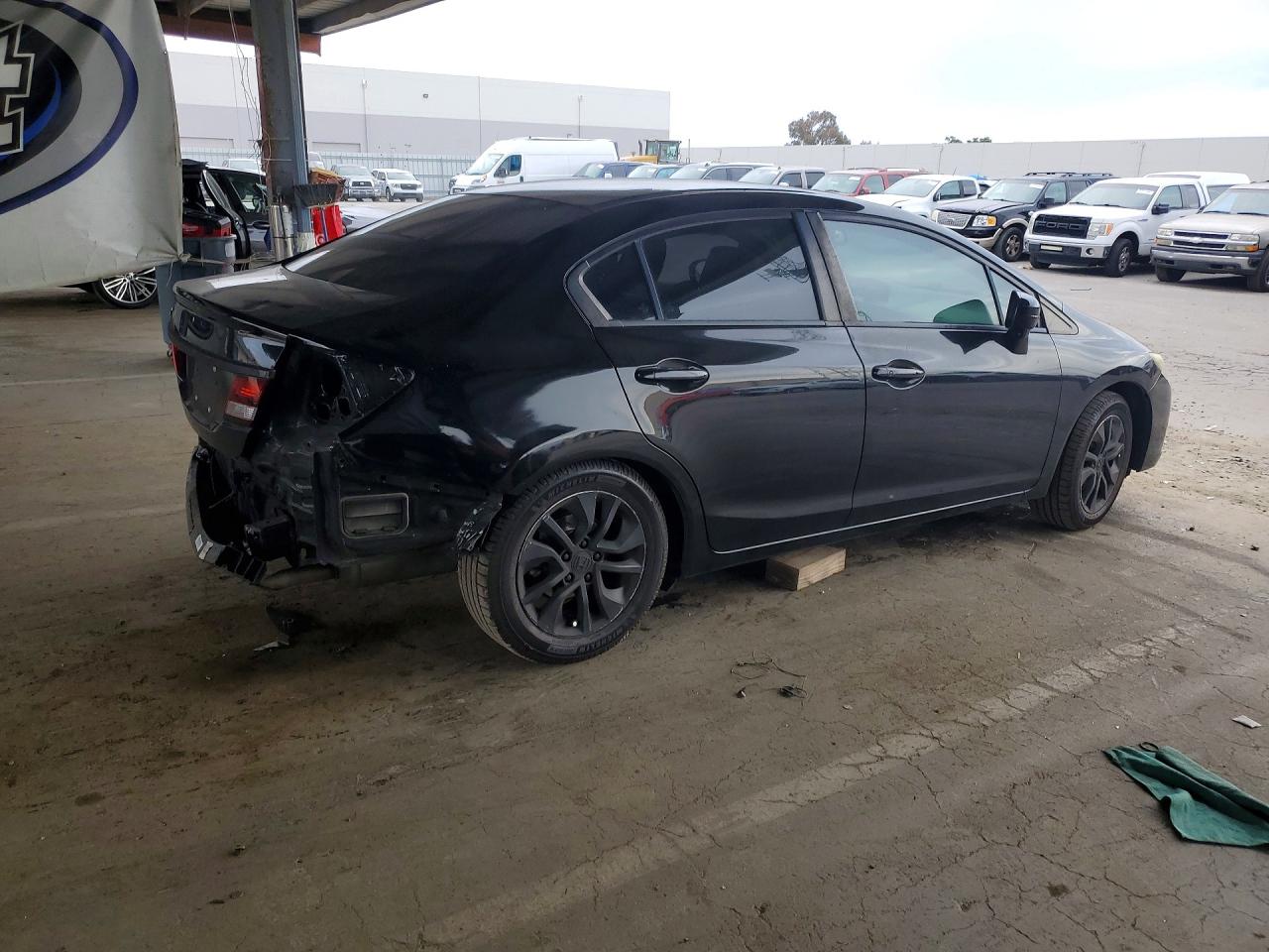 2015 Honda Civic Ex Black vin: 2HGFB2F87FH548676