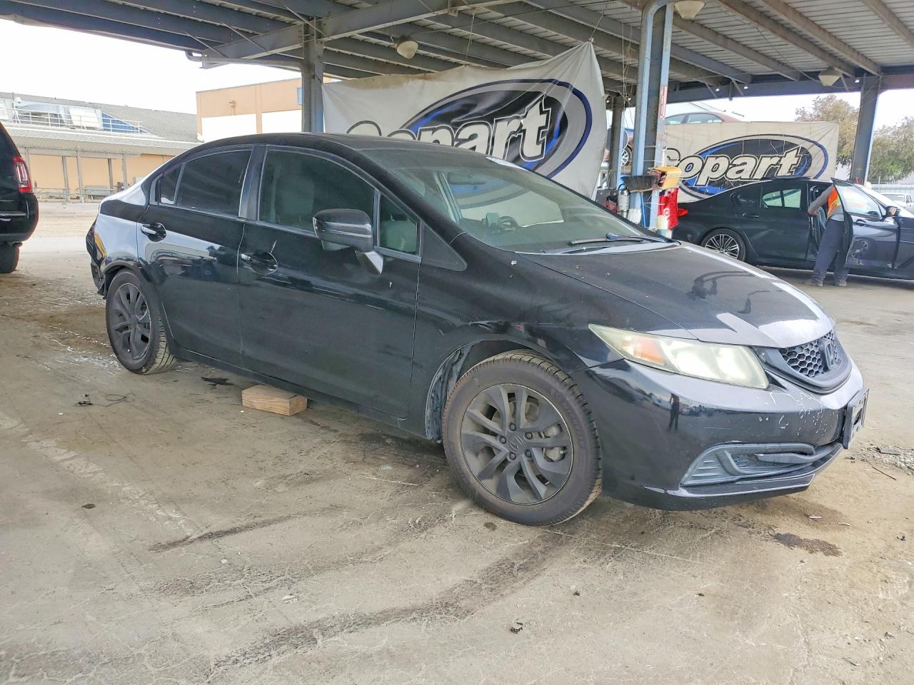2015 Honda Civic Ex Black vin: 2HGFB2F87FH548676