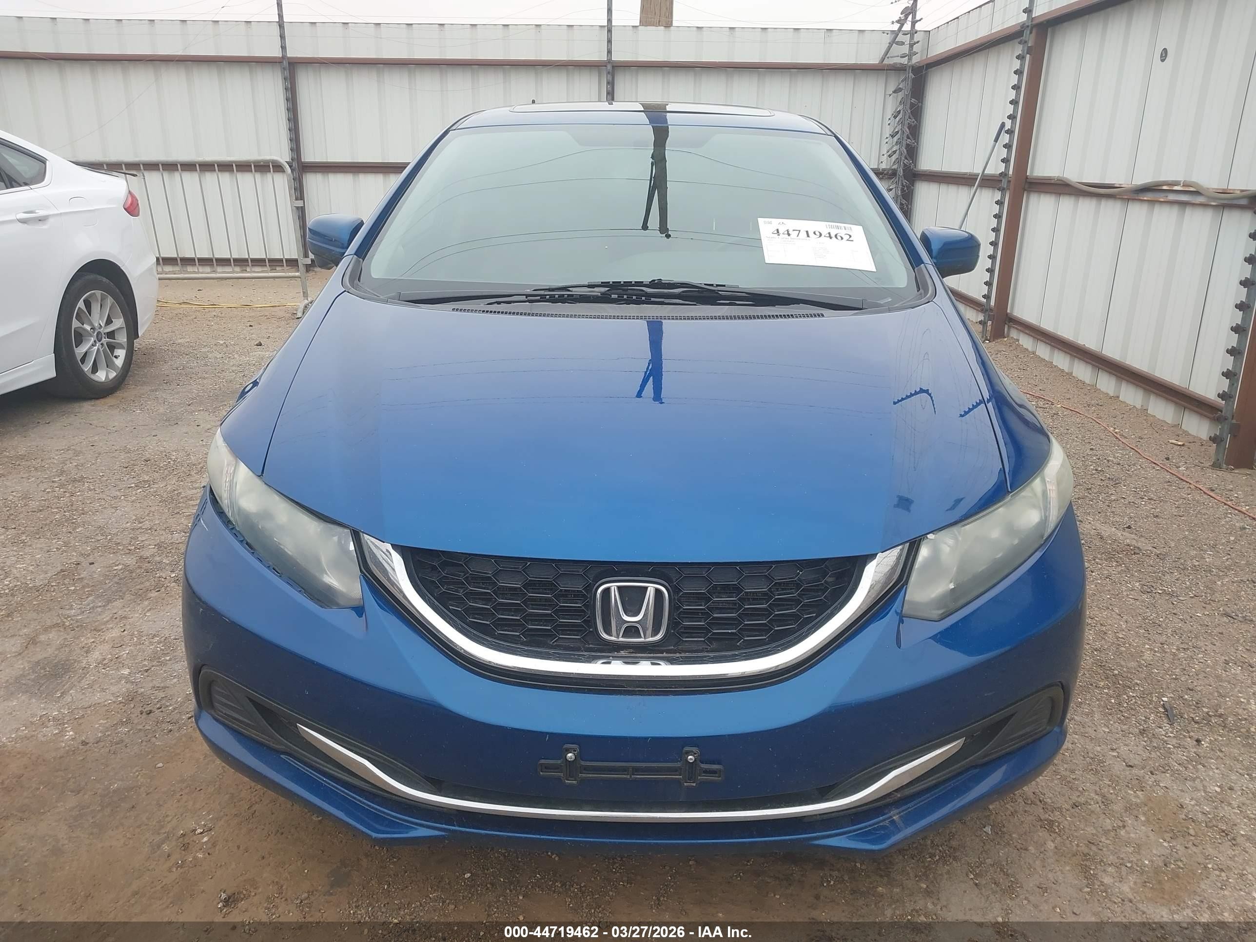 2015 Honda Civic Ex Blue vin: 2HGFB2F87FH550685