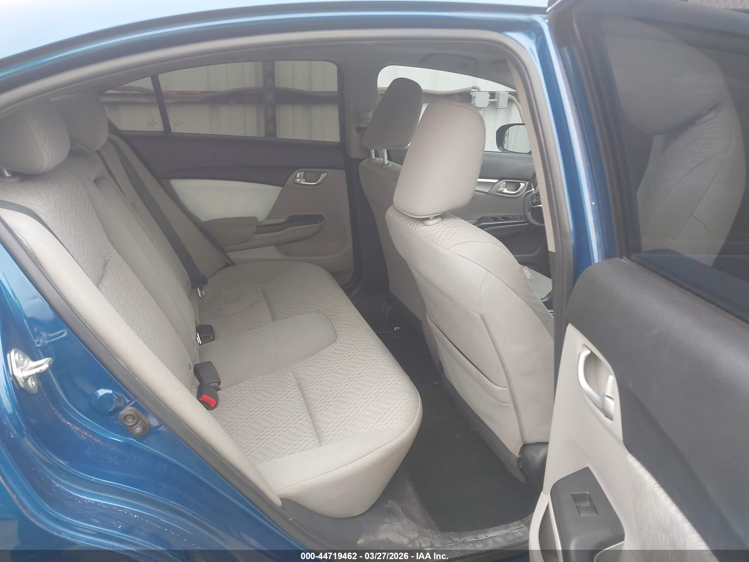 2015 Honda Civic Ex Blue vin: 2HGFB2F87FH550685