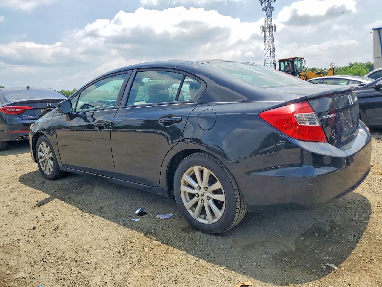 2012 Honda Civic Ex Black vin: 2HGFB2F88CH314784