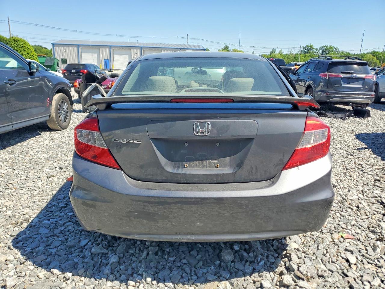 2012 Honda Civic Ex Серый vin: 2HGFB2F88CH315370