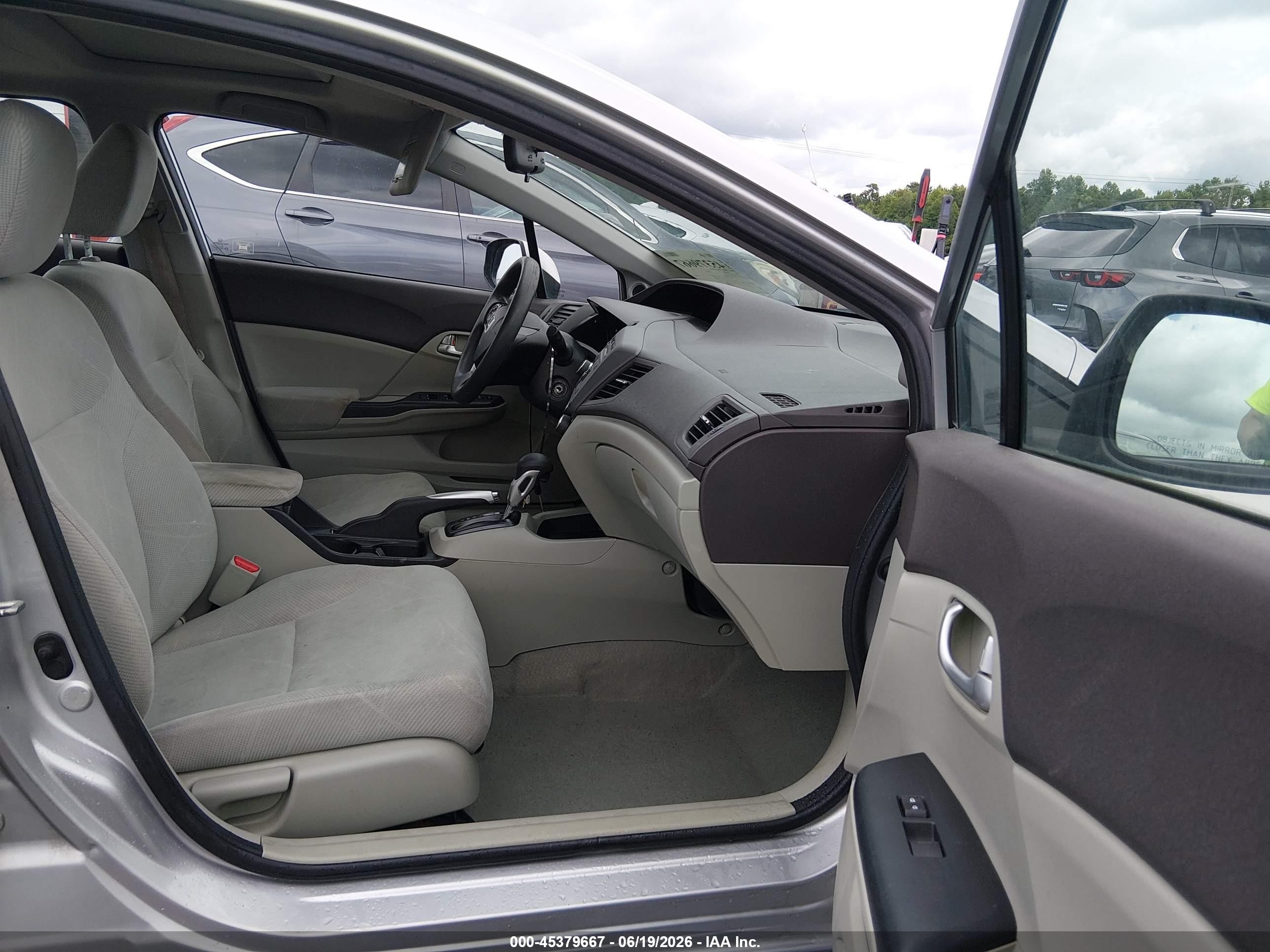 2012 Honda Civic Ex Silver vin: 2HGFB2F88CH319175