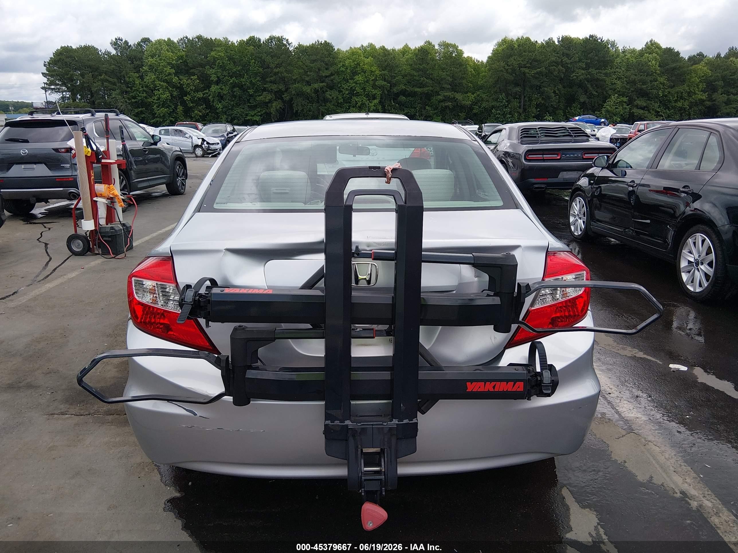 2012 Honda Civic Ex Silver vin: 2HGFB2F88CH319175