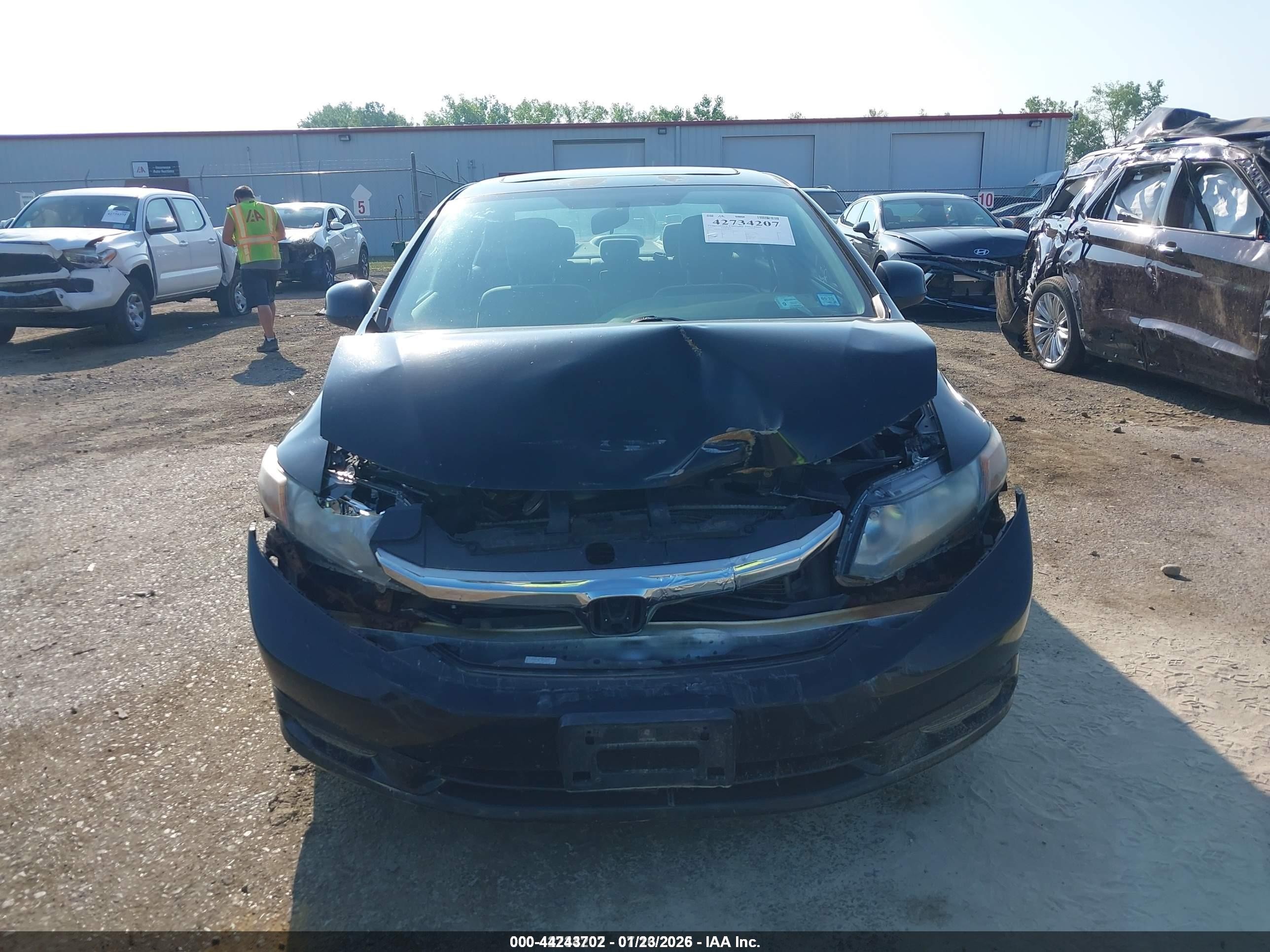 2012 Honda Civic Ex Black vin: 2HGFB2F88CH508103