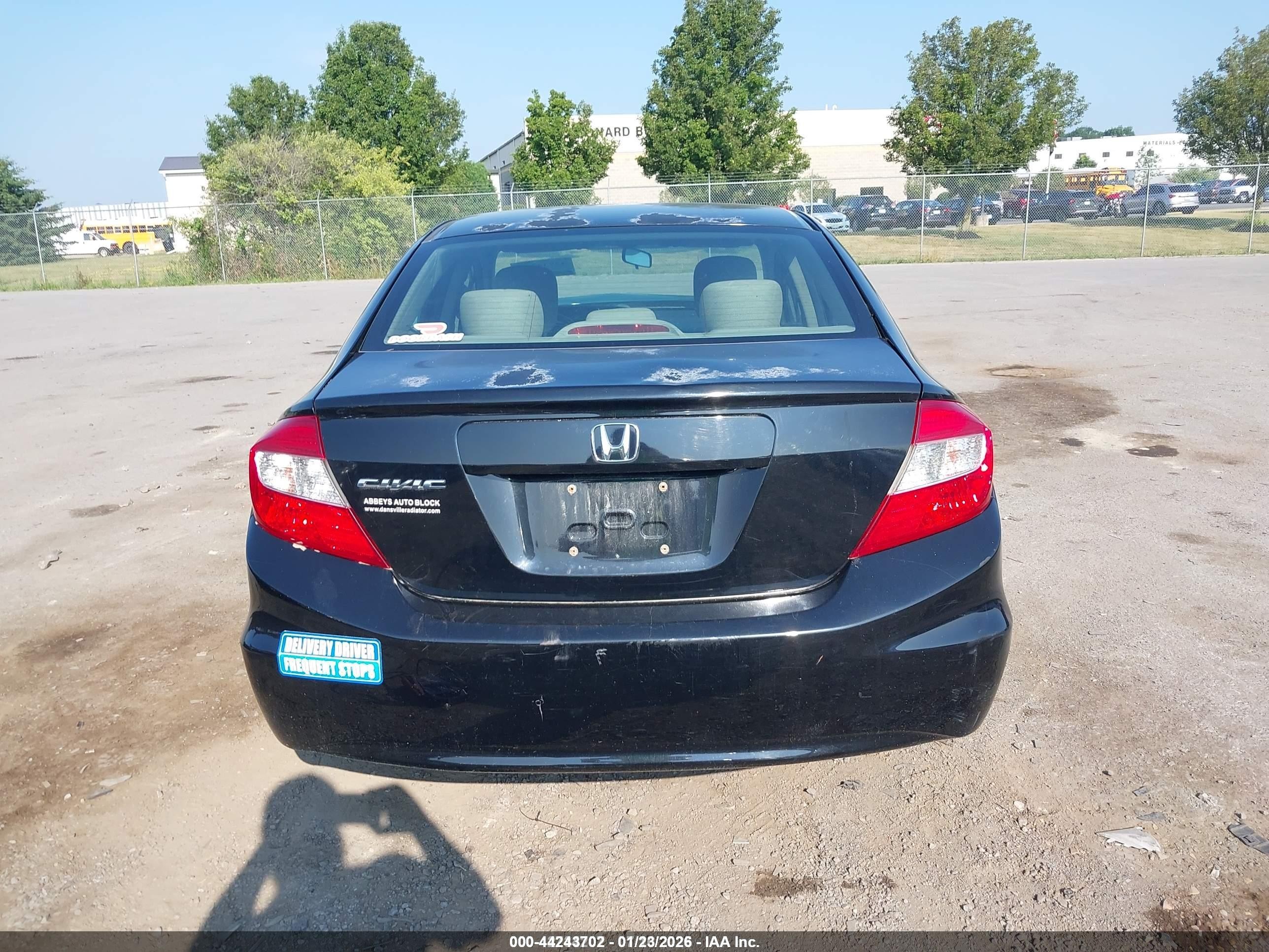 2012 Honda Civic Ex Black vin: 2HGFB2F88CH508103