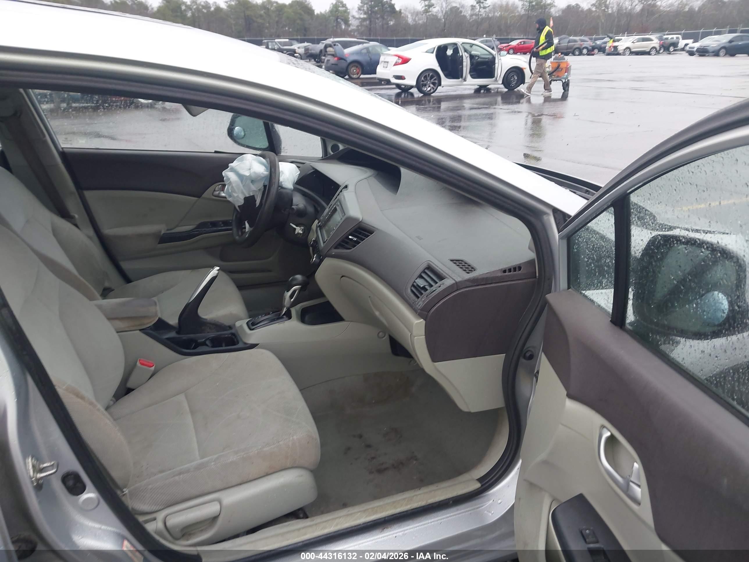 2012 Honda Civic Ex Silver vin: 2HGFB2F88CH546902