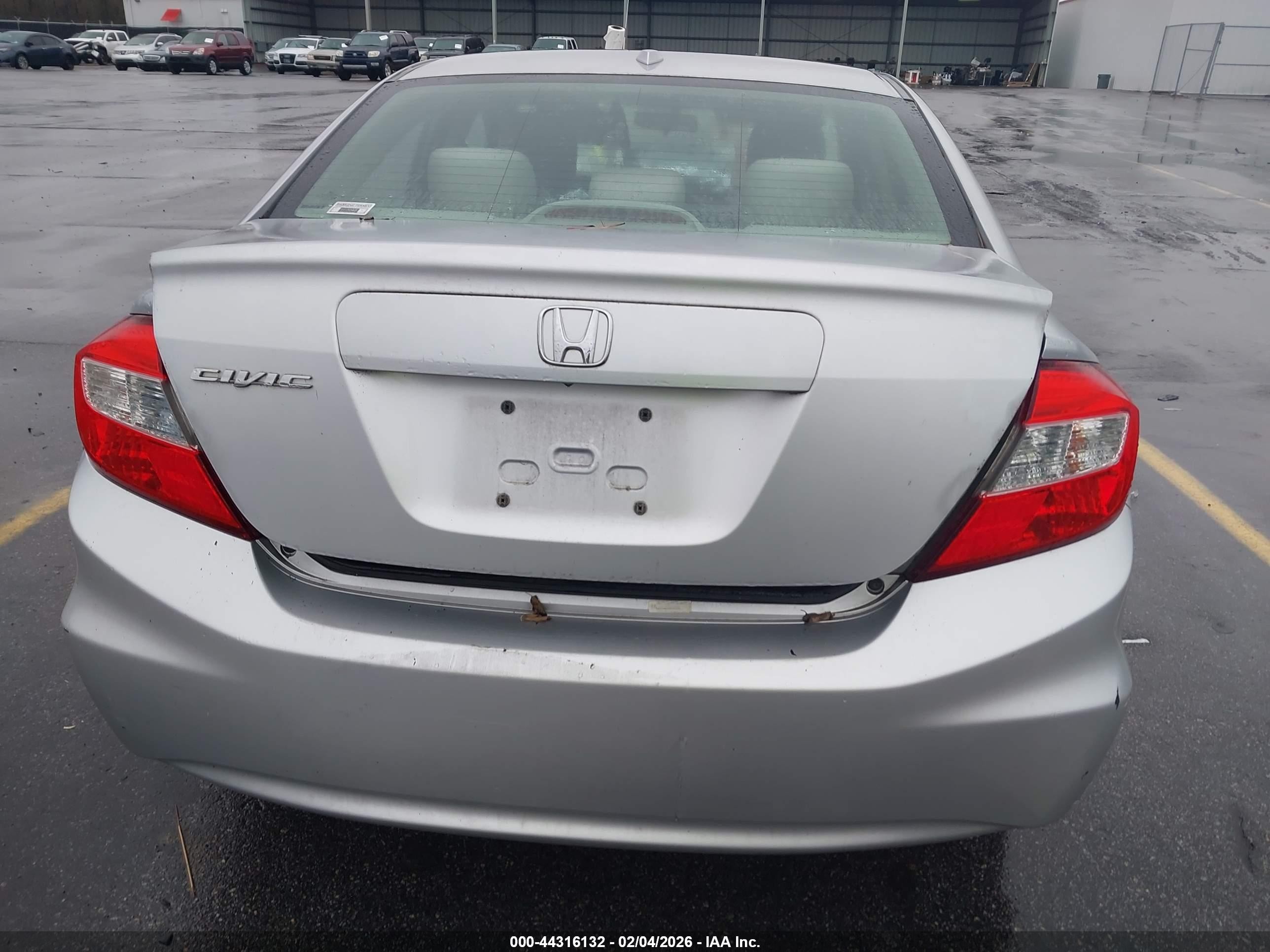 2012 Honda Civic Ex Silver vin: 2HGFB2F88CH546902