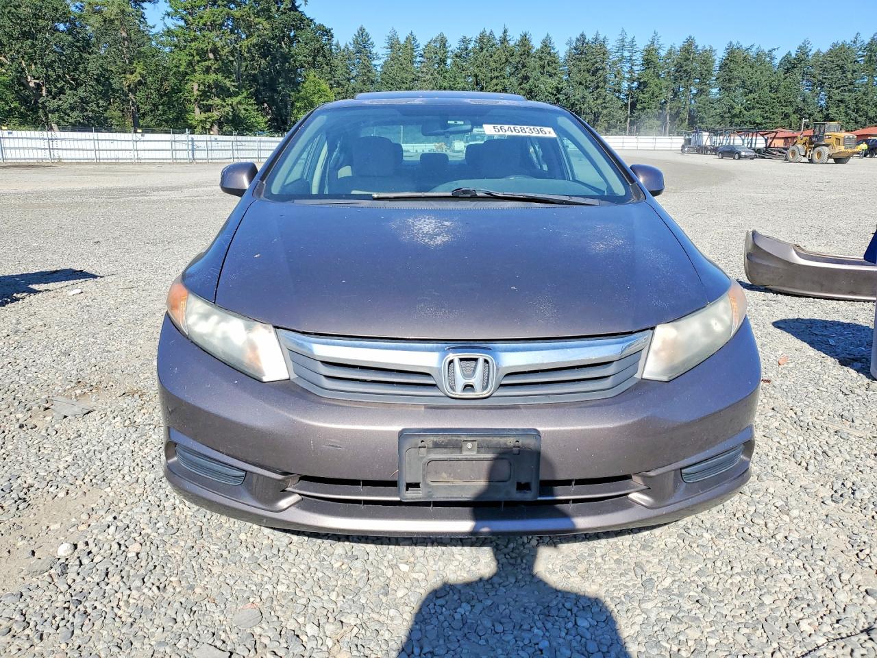 2012 Honda Civic Ex Brown vin: 2HGFB2F88CH578734