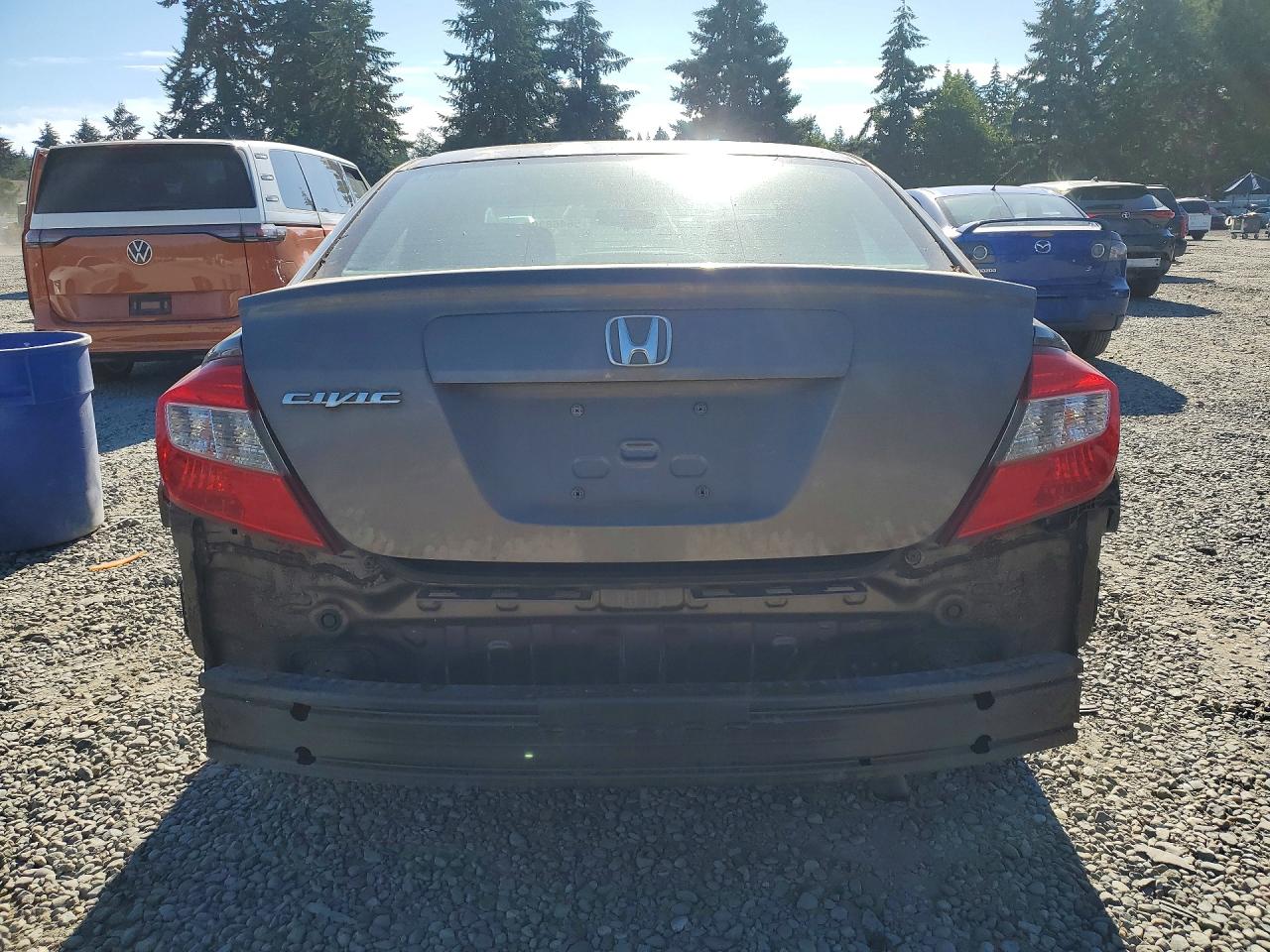 2012 Honda Civic Ex Brown vin: 2HGFB2F88CH578734