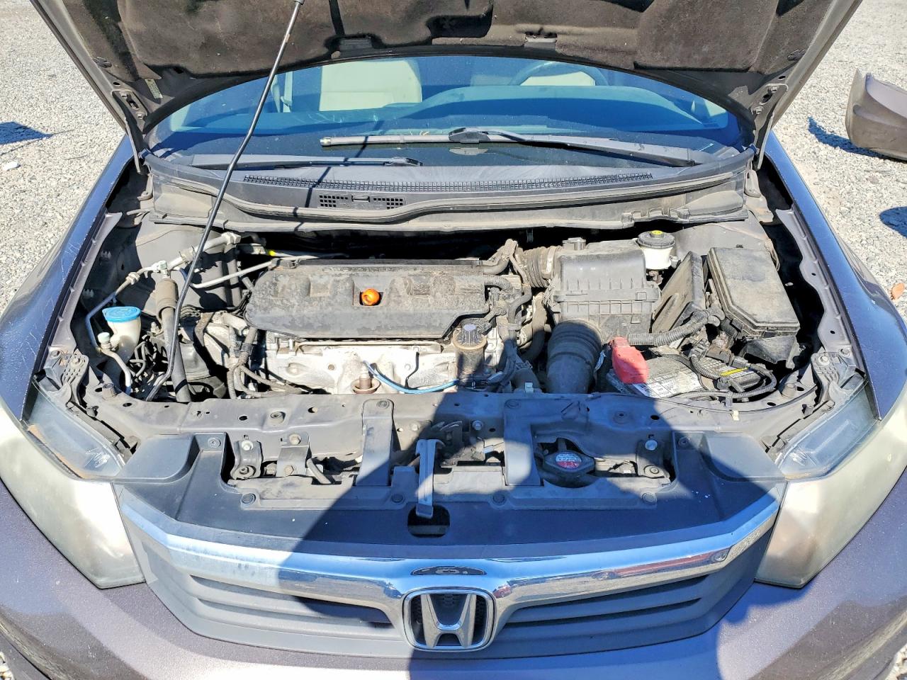 2012 Honda Civic Ex Brown vin: 2HGFB2F88CH578734