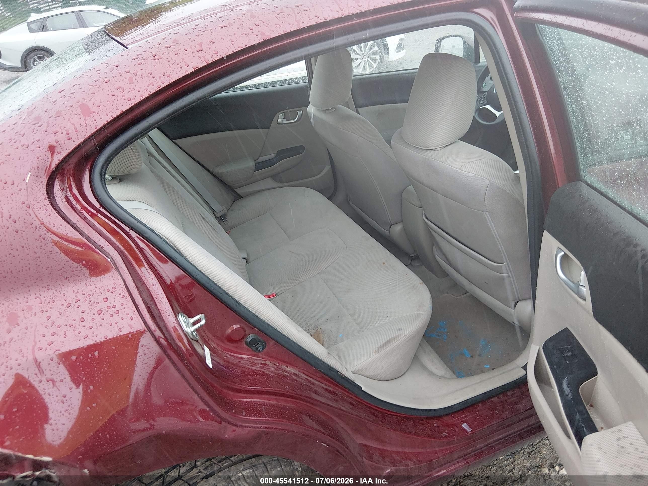 2012 Honda Civic Ex Maroon vin: 2HGFB2F88CH600912