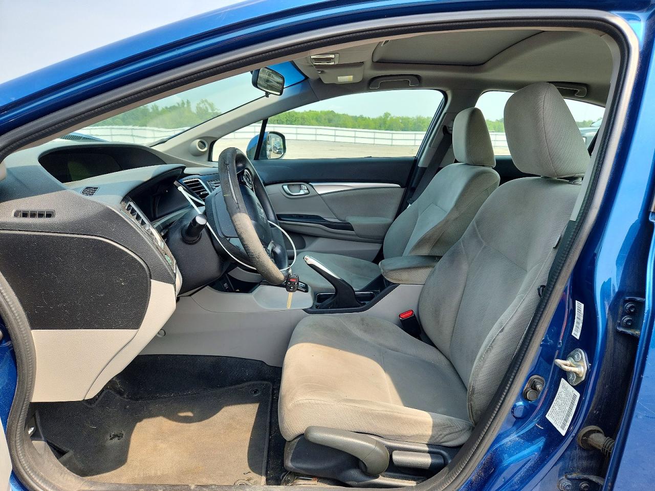 2013 Honda Civic Ex Blue vin: 2HGFB2F88DH505154
