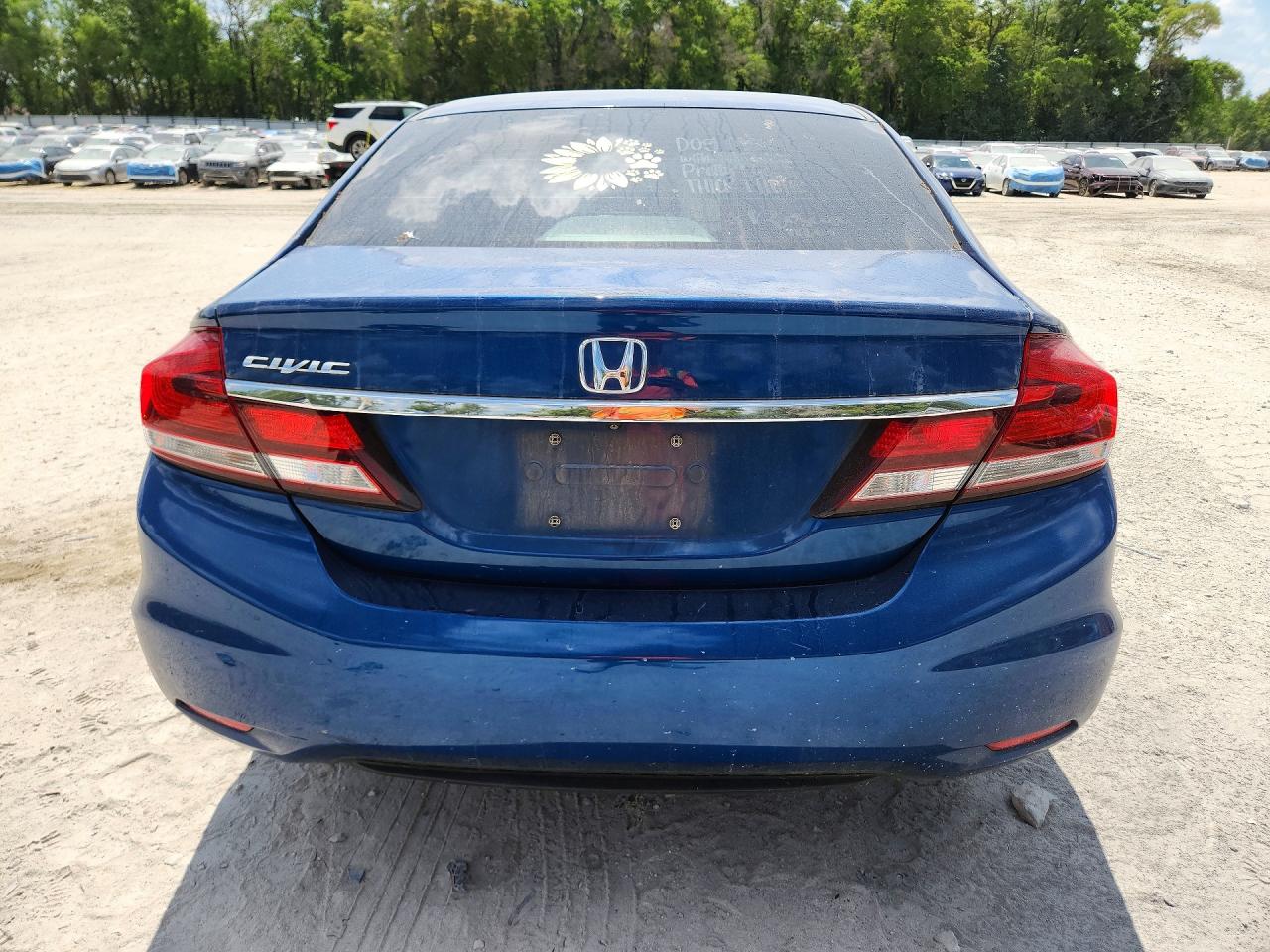 2013 Honda Civic Ex Blue vin: 2HGFB2F88DH512749