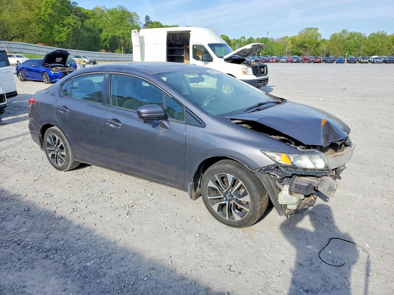 2014 Honda Civic Ex Charcoal vin: 2HGFB2F88EH541251