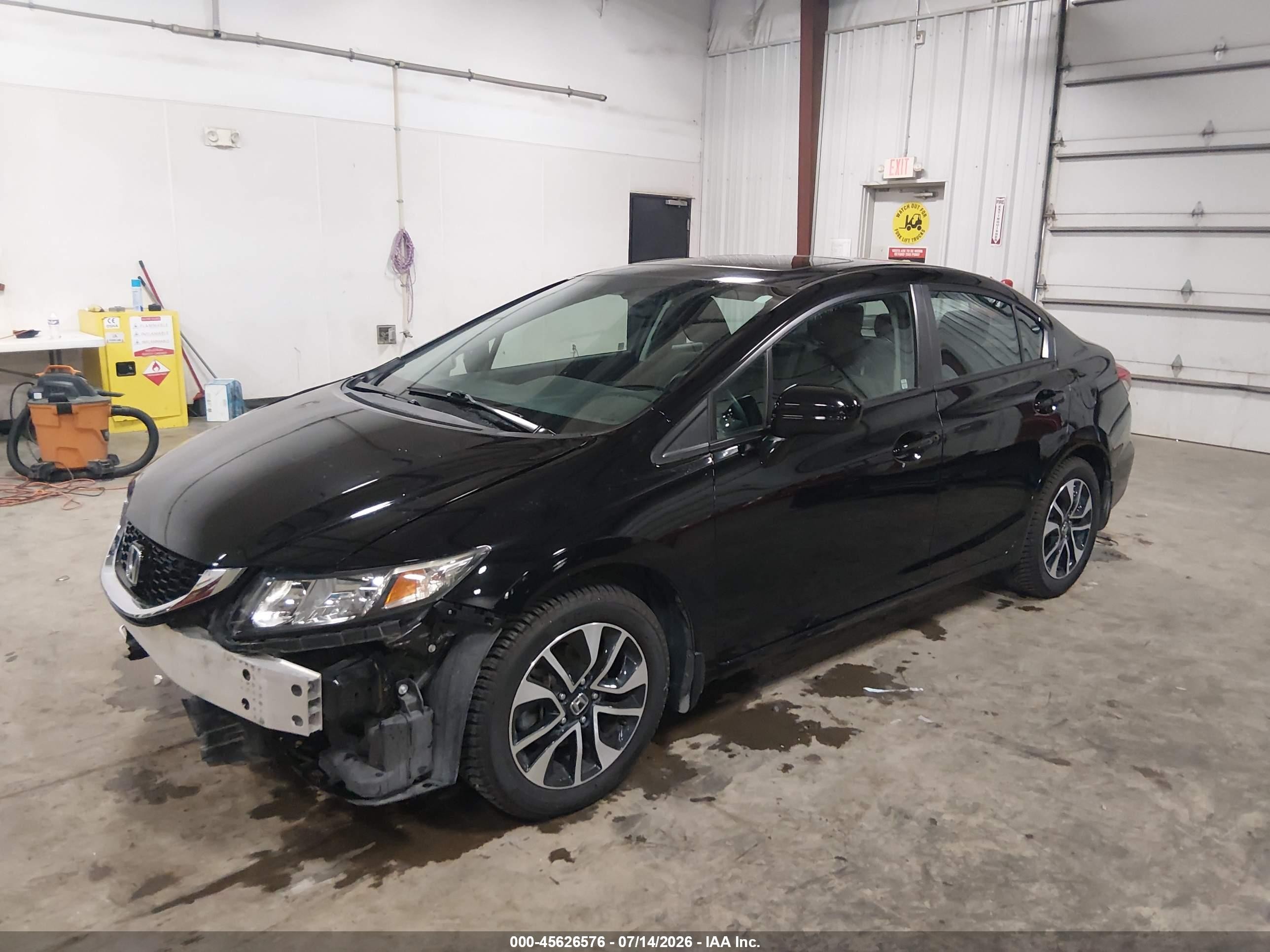 2014 Honda Civic Ex Black vin: 2HGFB2F88EH546014