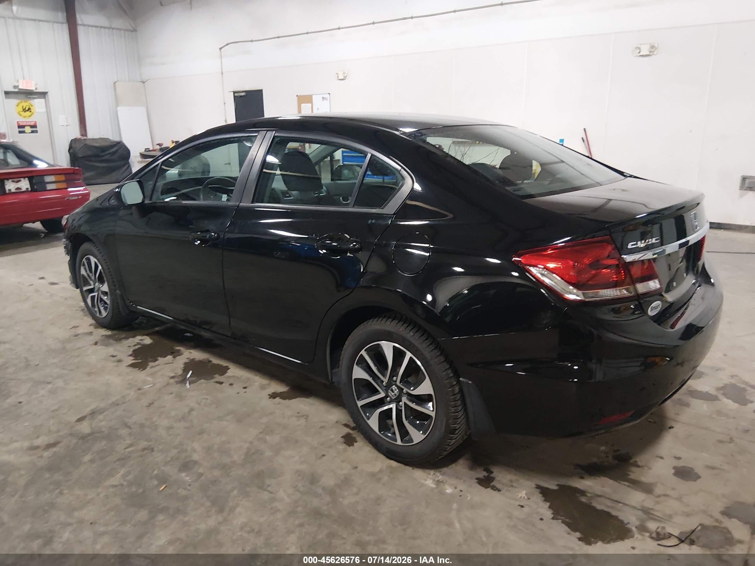 2014 Honda Civic Ex Black vin: 2HGFB2F88EH546014