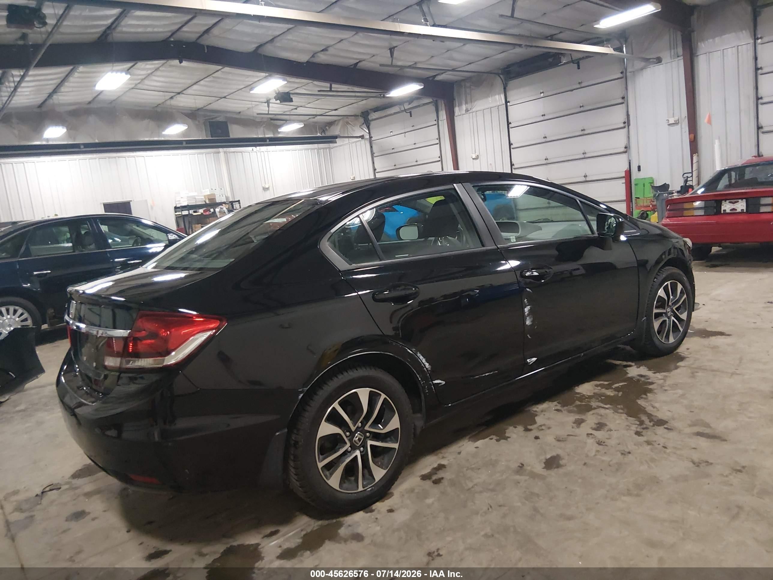 2014 Honda Civic Ex Black vin: 2HGFB2F88EH546014