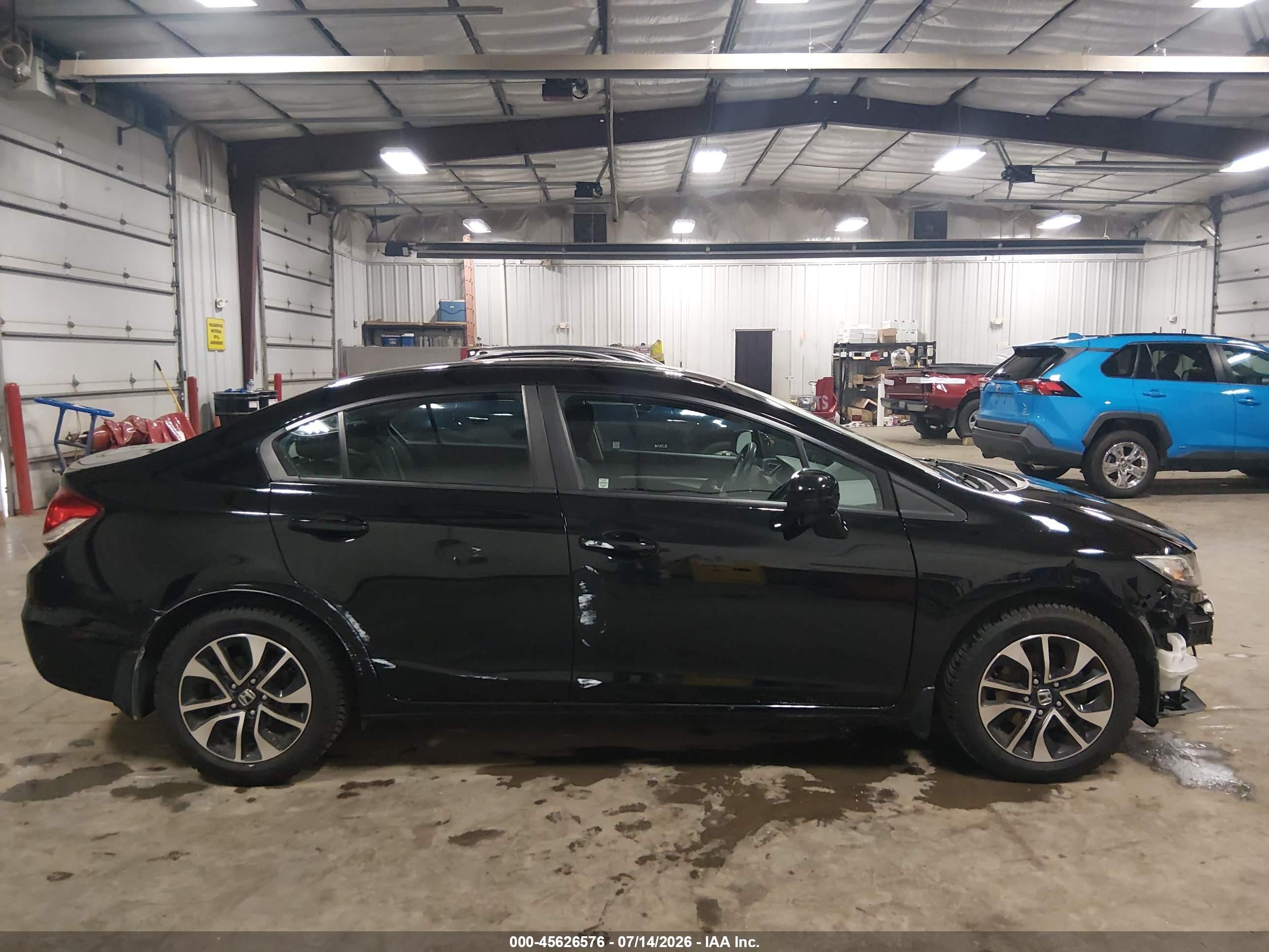 2014 Honda Civic Ex Black vin: 2HGFB2F88EH546014
