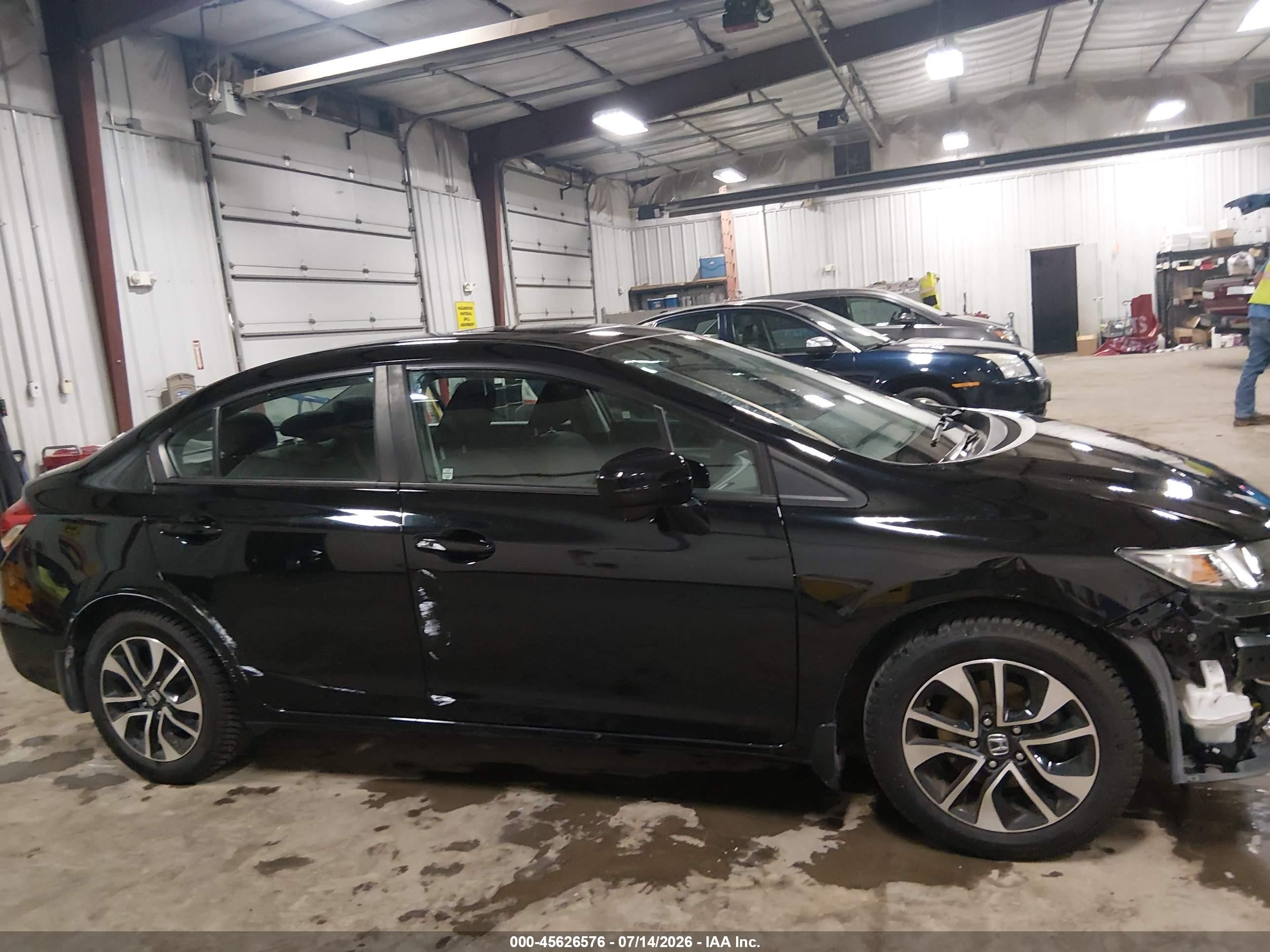 2014 Honda Civic Ex Black vin: 2HGFB2F88EH546014