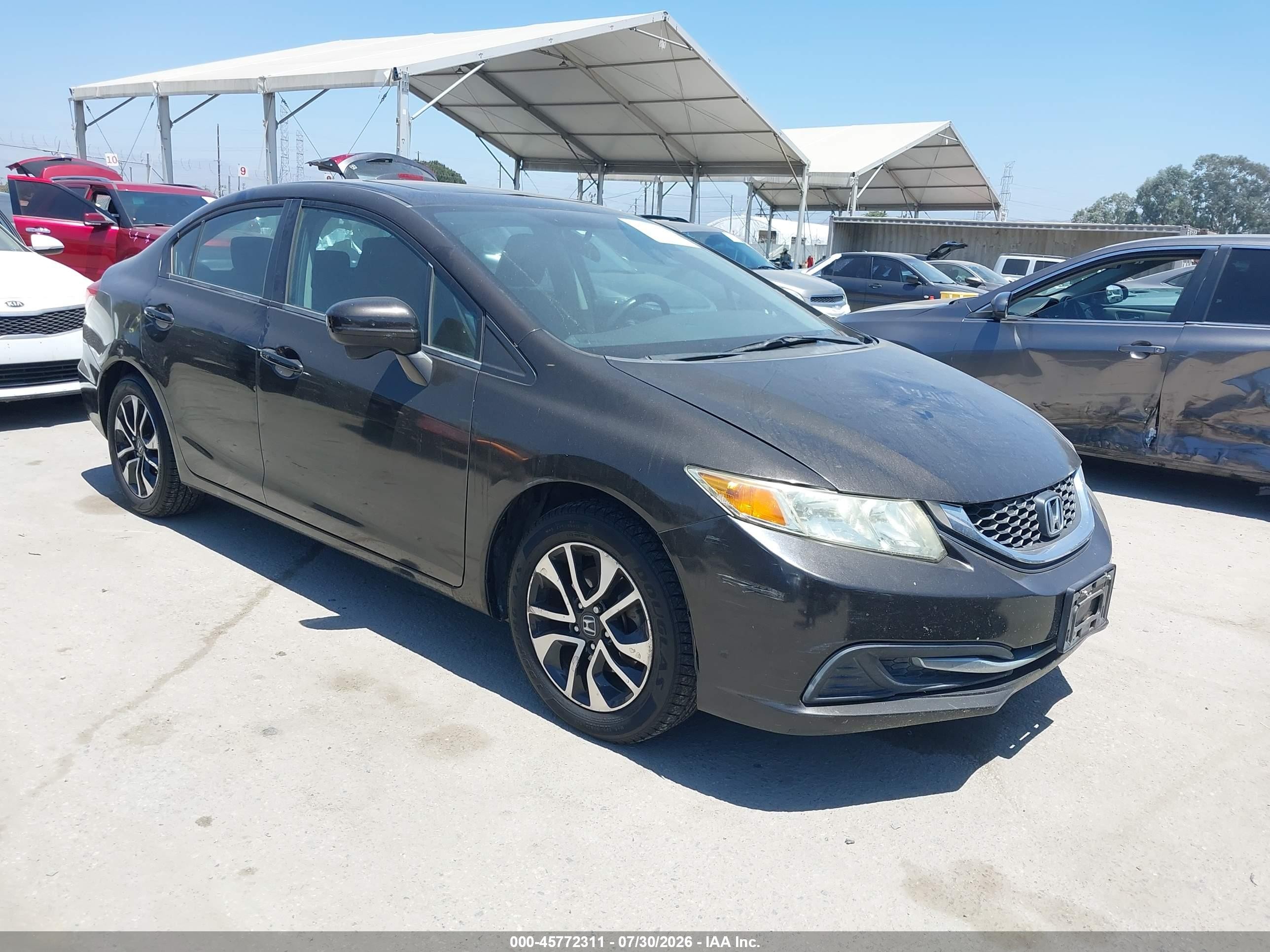2014 Honda Civic Ex Brown vin: 2HGFB2F88EH547325