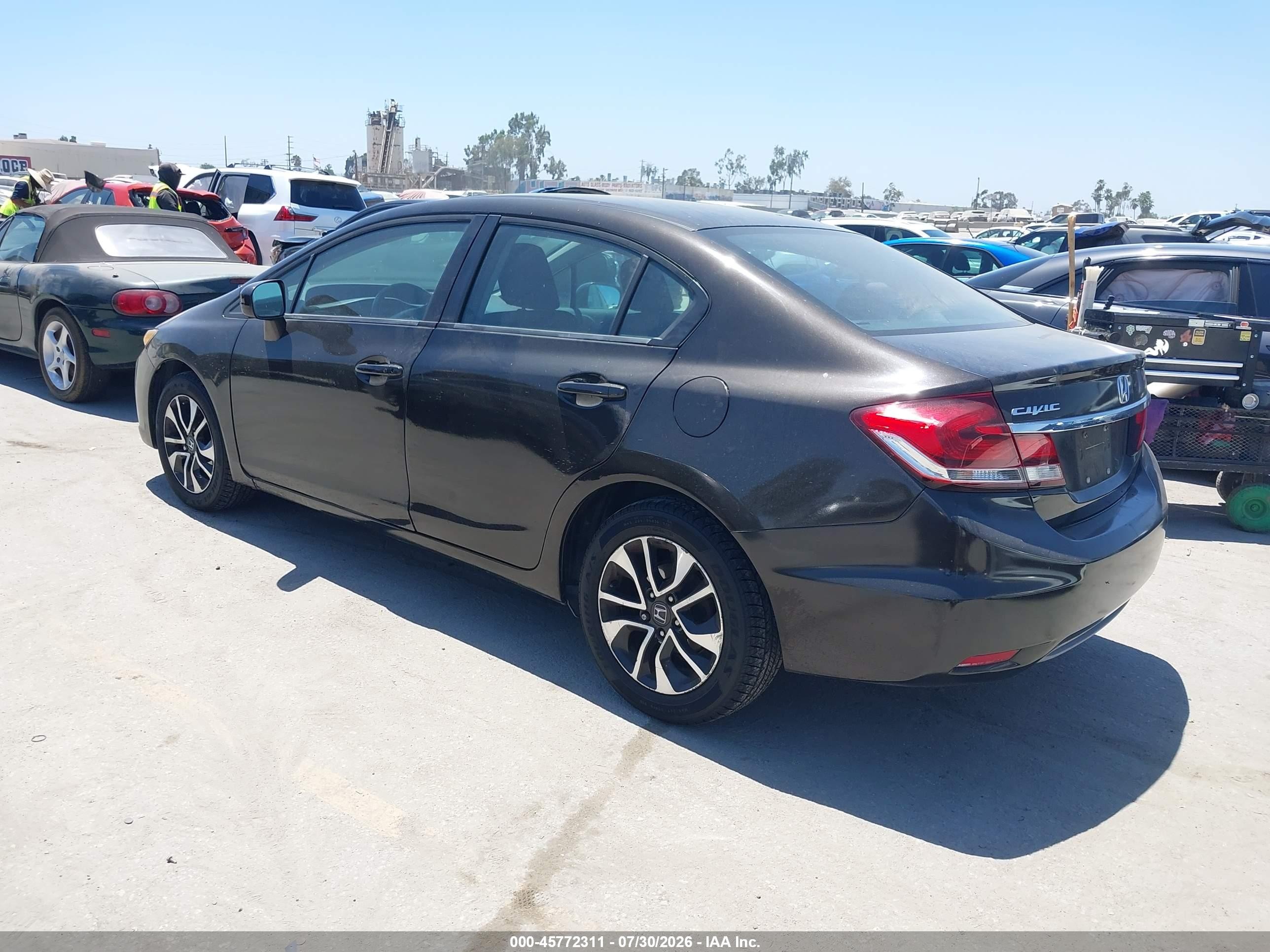 2014 Honda Civic Ex Brown vin: 2HGFB2F88EH547325