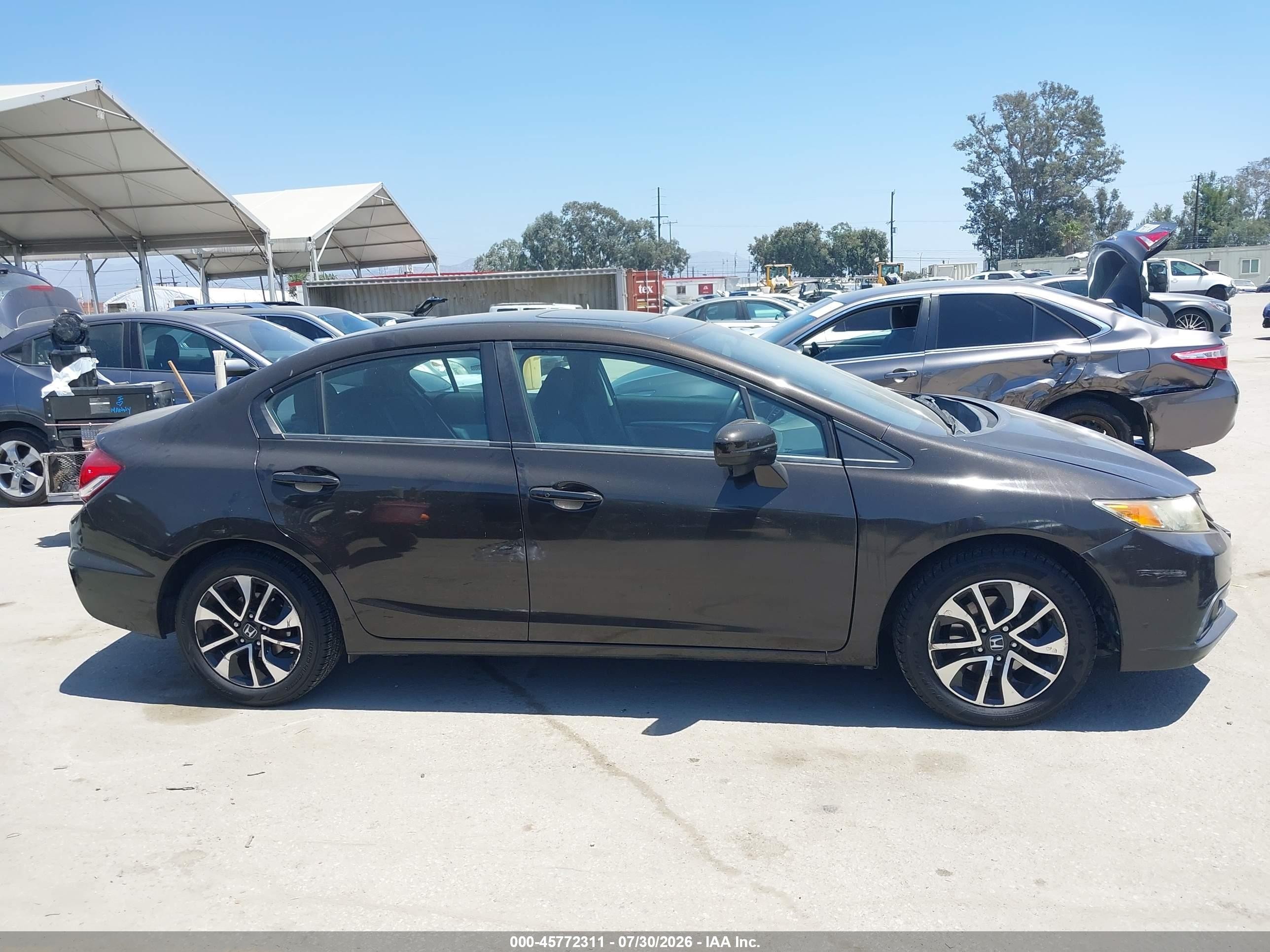 2014 Honda Civic Ex Brown vin: 2HGFB2F88EH547325