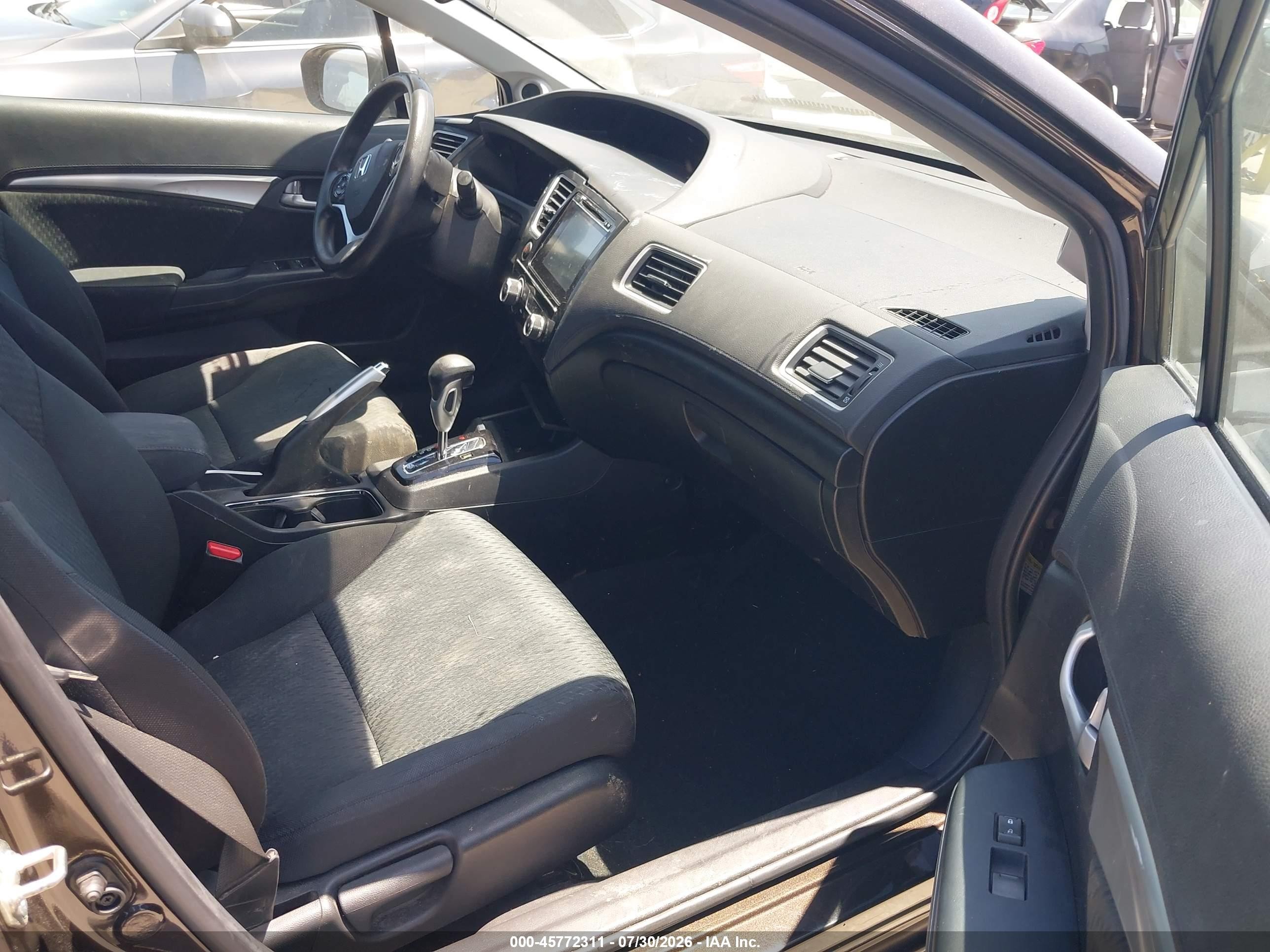 2014 Honda Civic Ex Brown vin: 2HGFB2F88EH547325