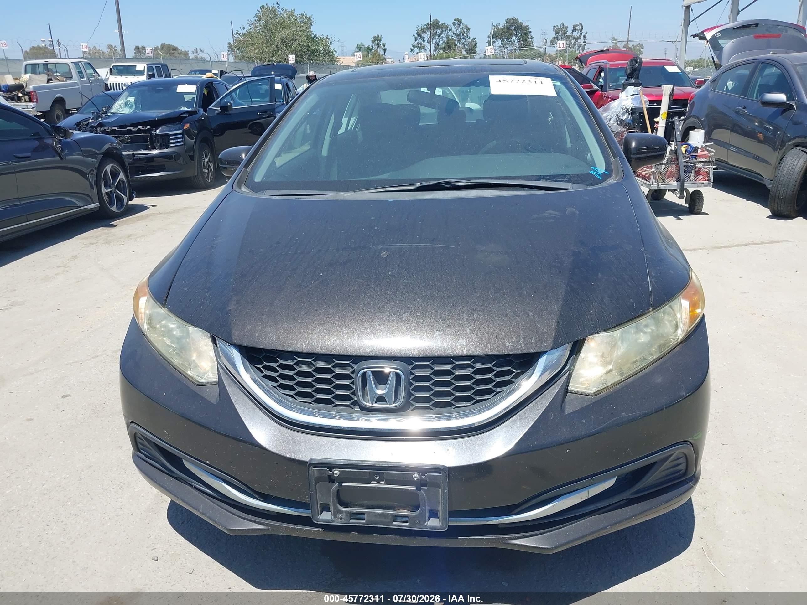 2014 Honda Civic Ex Brown vin: 2HGFB2F88EH547325