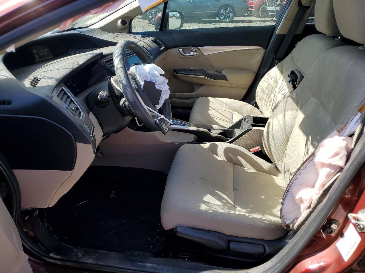 2015 Honda Civic Ex Burgundy vin: 2HGFB2F88FH513595