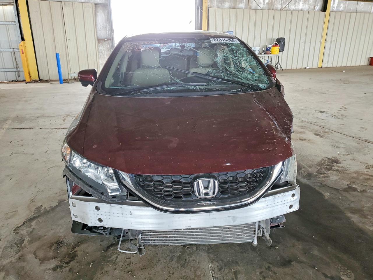 2015 Honda Civic Ex Burgundy vin: 2HGFB2F88FH513595