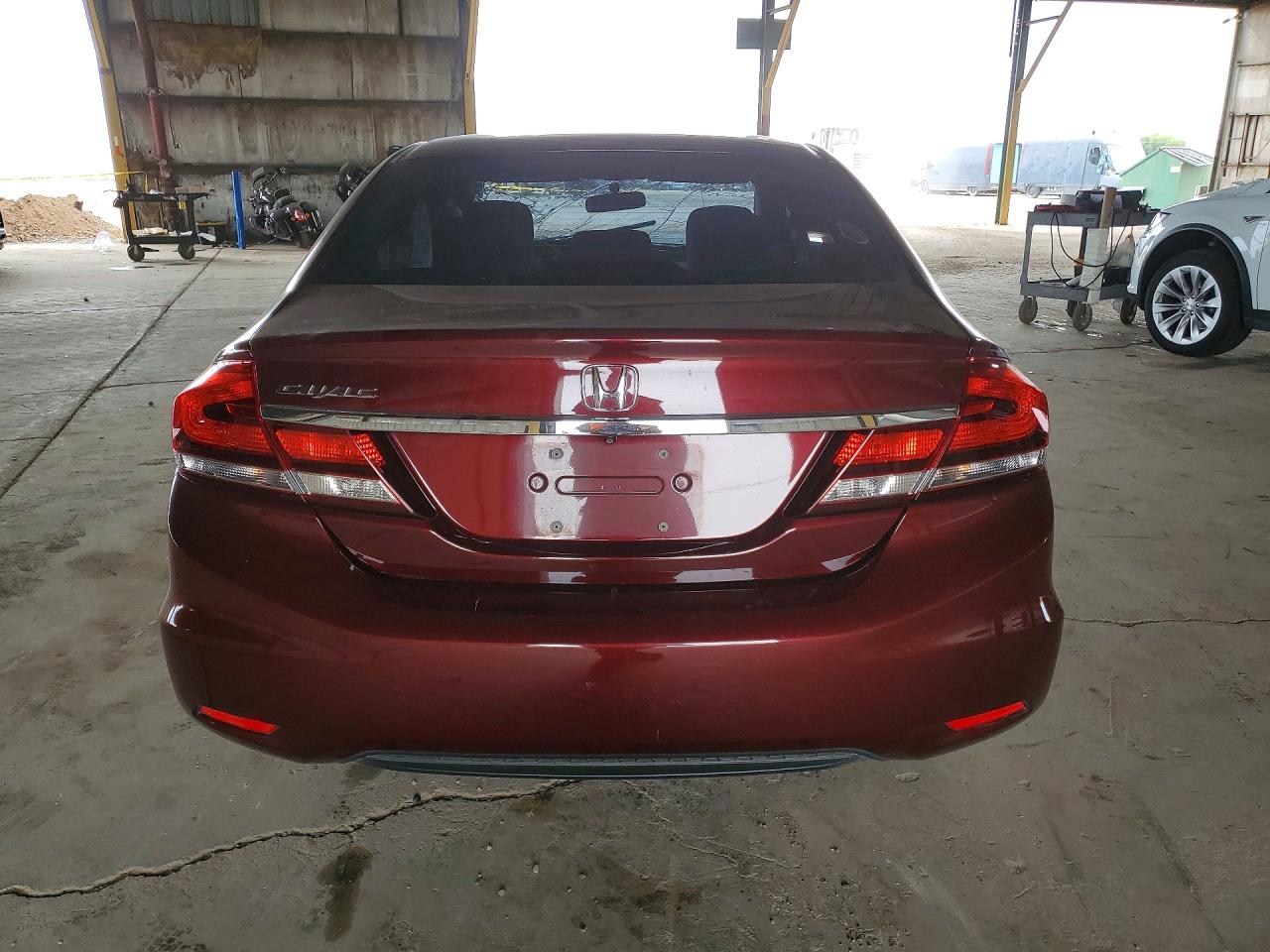 2015 Honda Civic Ex Burgundy vin: 2HGFB2F88FH513595