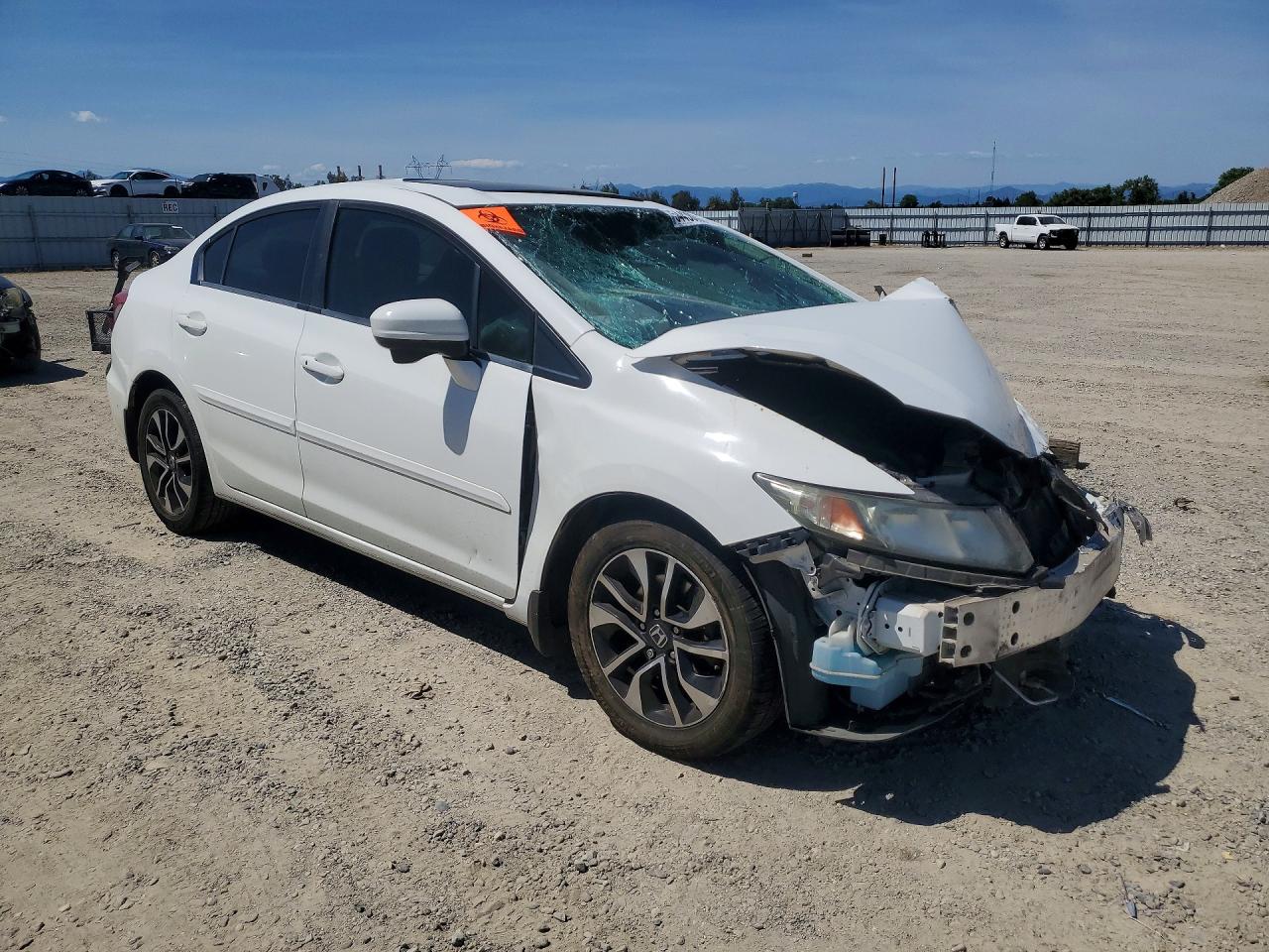 2015 Honda Civic Ex White vin: 2HGFB2F88FH514696