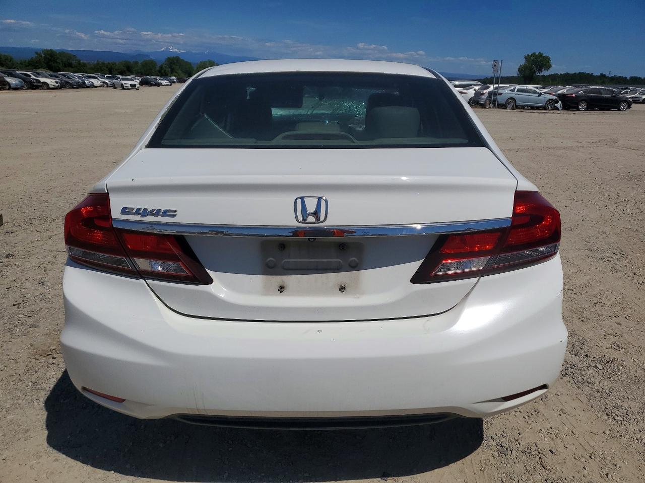 2015 Honda Civic Ex White vin: 2HGFB2F88FH514696
