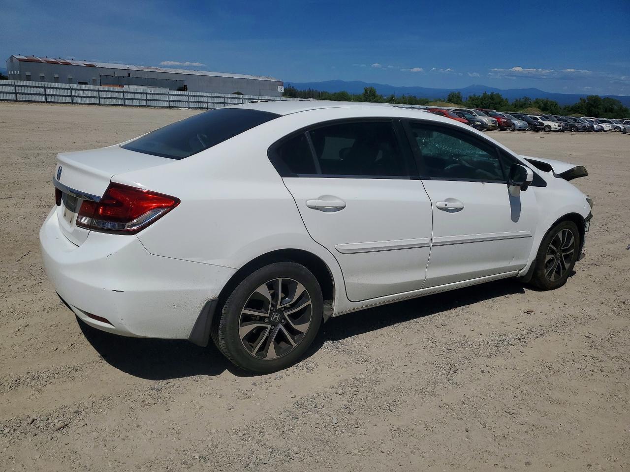 2015 Honda Civic Ex White vin: 2HGFB2F88FH514696