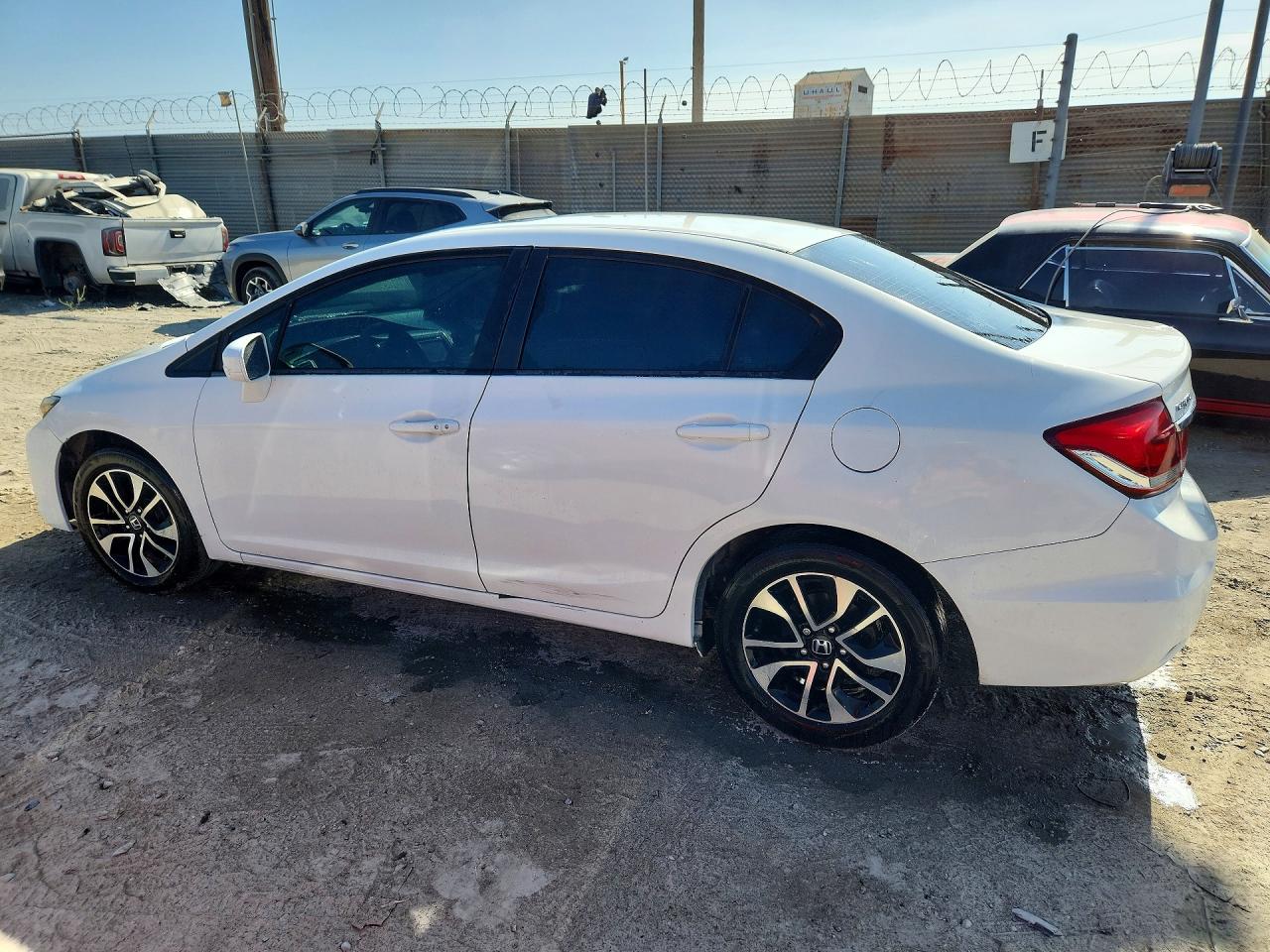 2015 Honda Civic Ex White vin: 2HGFB2F88FH518392