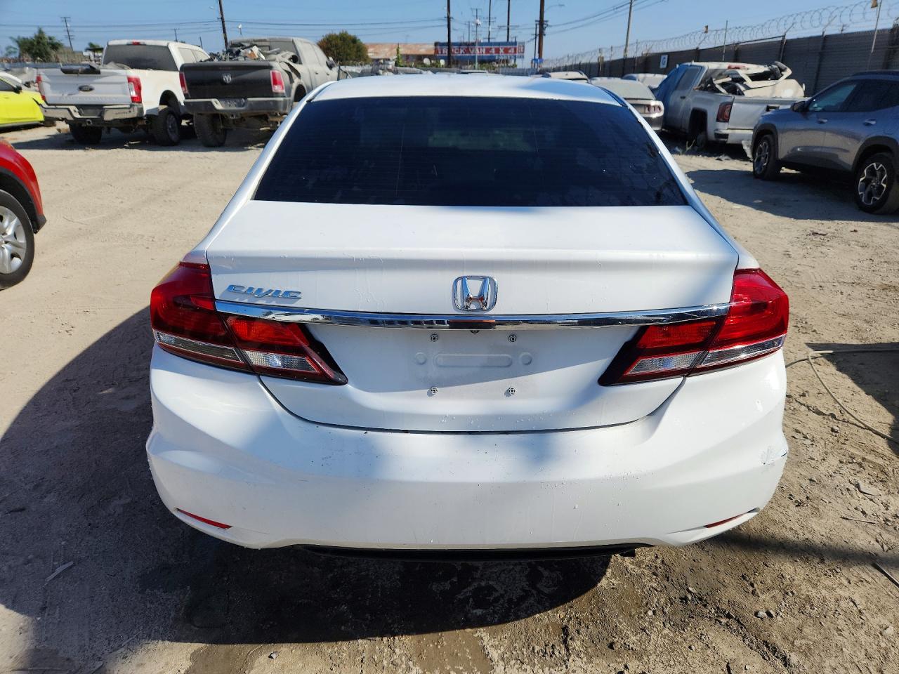 2015 Honda Civic Ex White vin: 2HGFB2F88FH518392