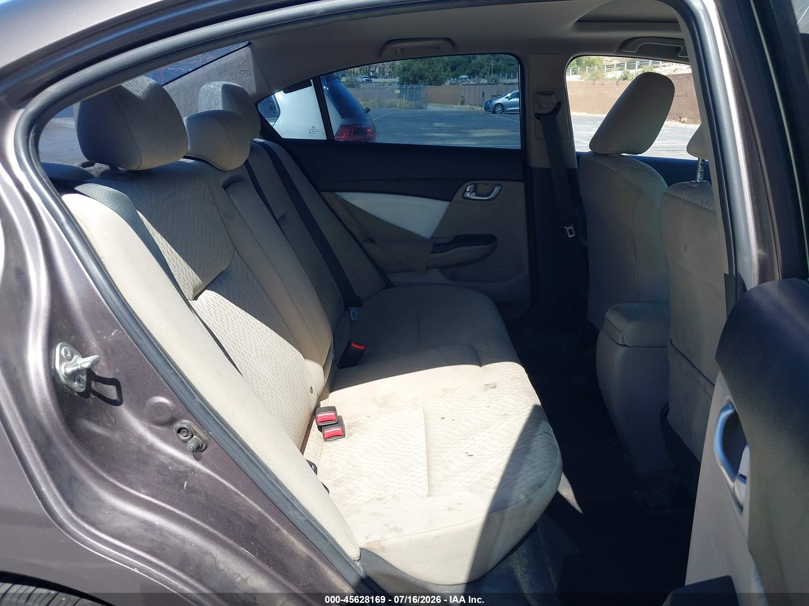 2015 Honda Civic Ex Gray vin: 2HGFB2F88FH524483