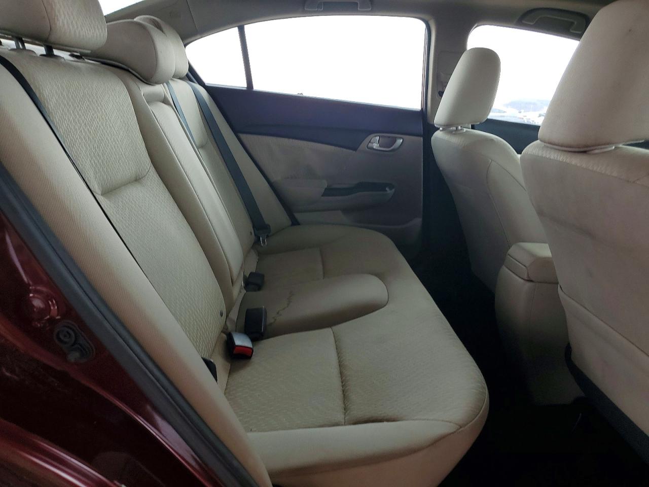 2015 Honda Civic Ex Burgundy vin: 2HGFB2F88FH551344