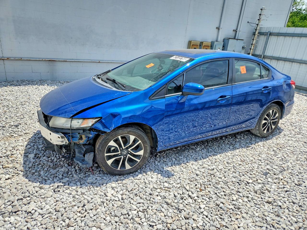 2015 Honda Civic Ex Blue vin: 2HGFB2F88FH561825