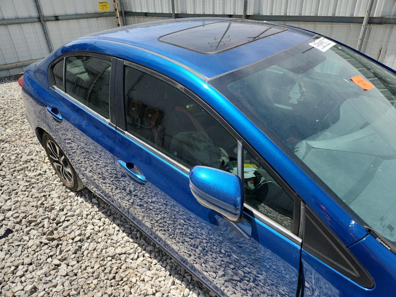 2015 Honda Civic Ex Blue vin: 2HGFB2F88FH561825 Damage: Windshield, Broken, Replacement Required