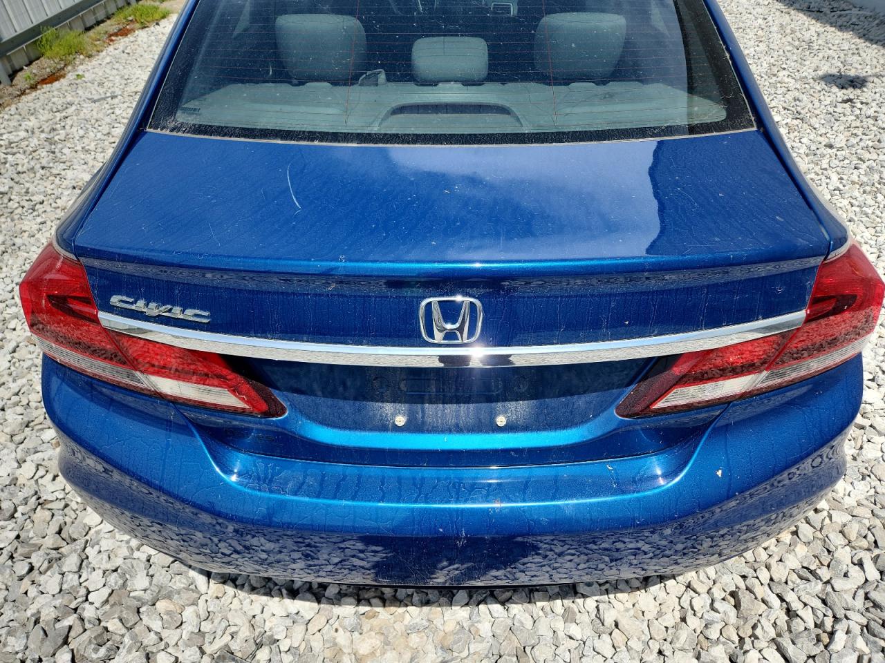 2015 Honda Civic Ex Blue vin: 2HGFB2F88FH561825 Damage: Deck Lid, Multiple Scratches Heavy, 4