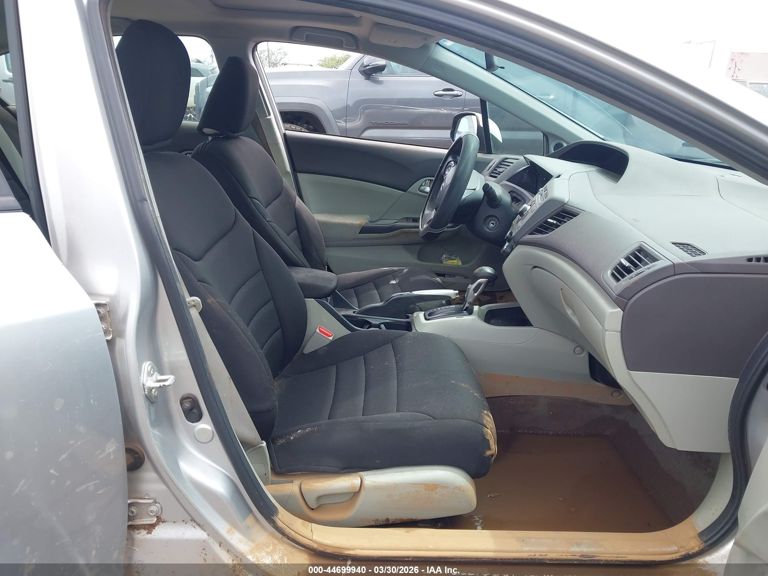 2012 Honda Civic Ex Silver vin: 2HGFB2F89CH310484