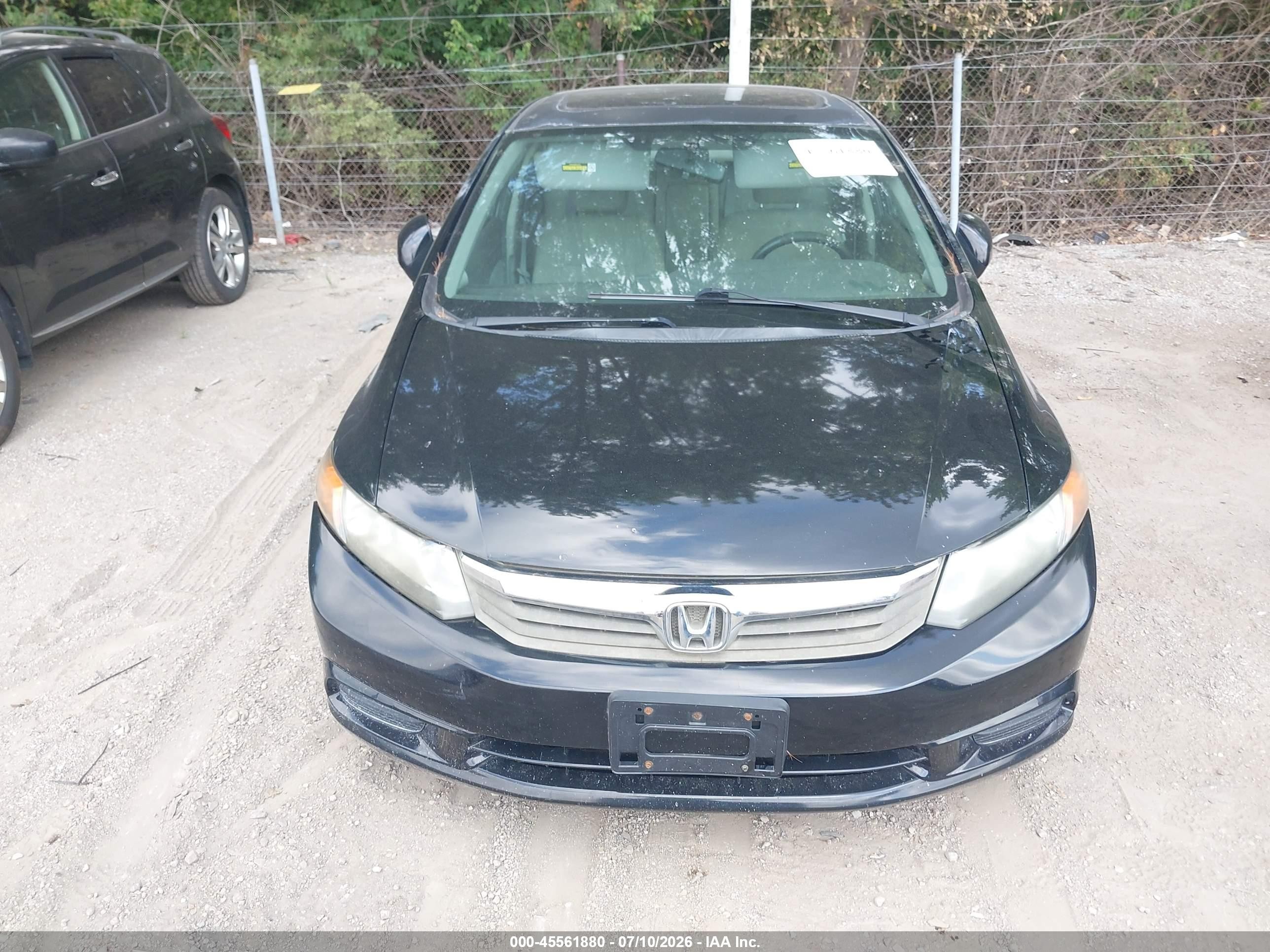 2012 Honda Civic Ex Black vin: 2HGFB2F89CH503251